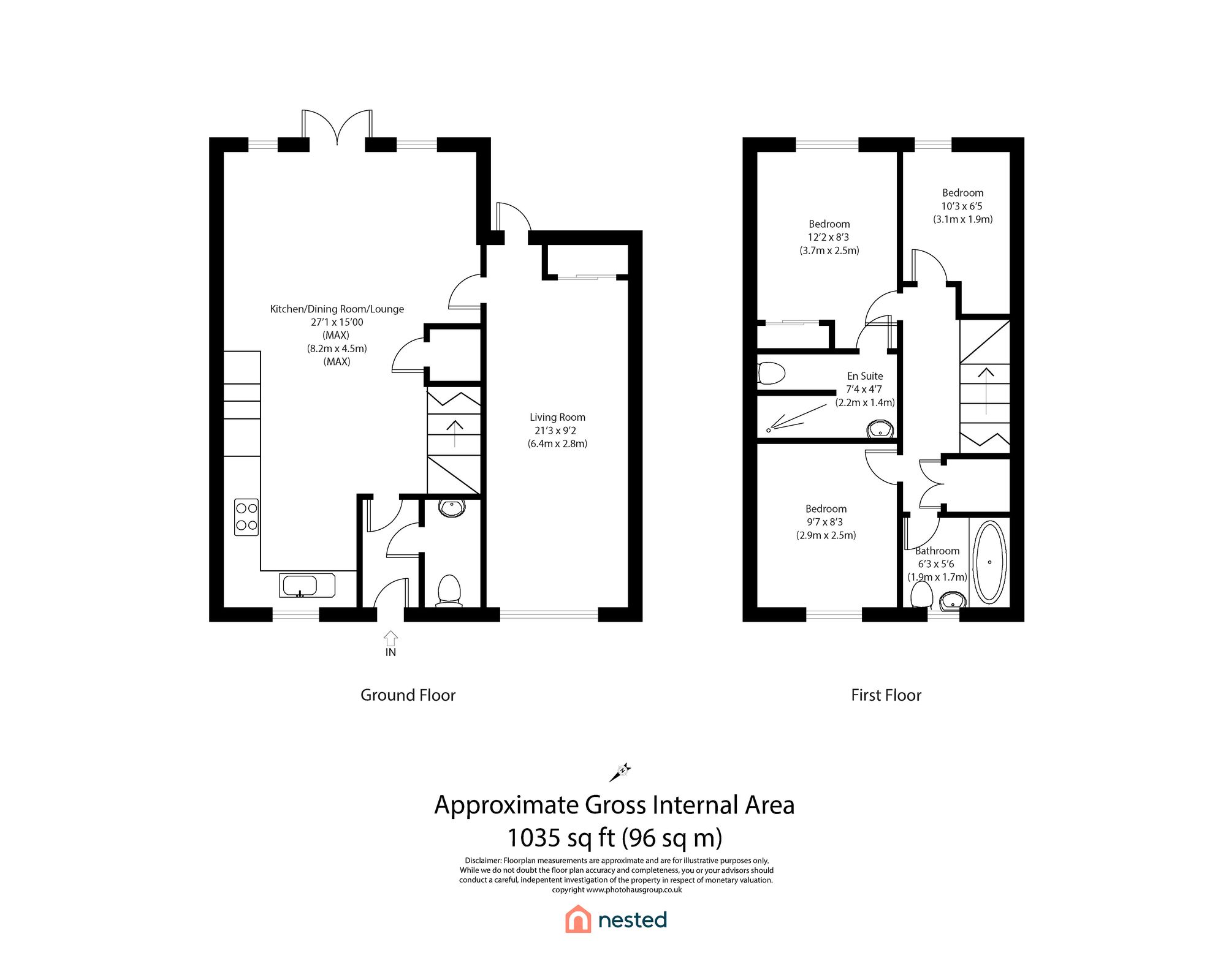 42 Penrith Crescent, Wickford floorplan