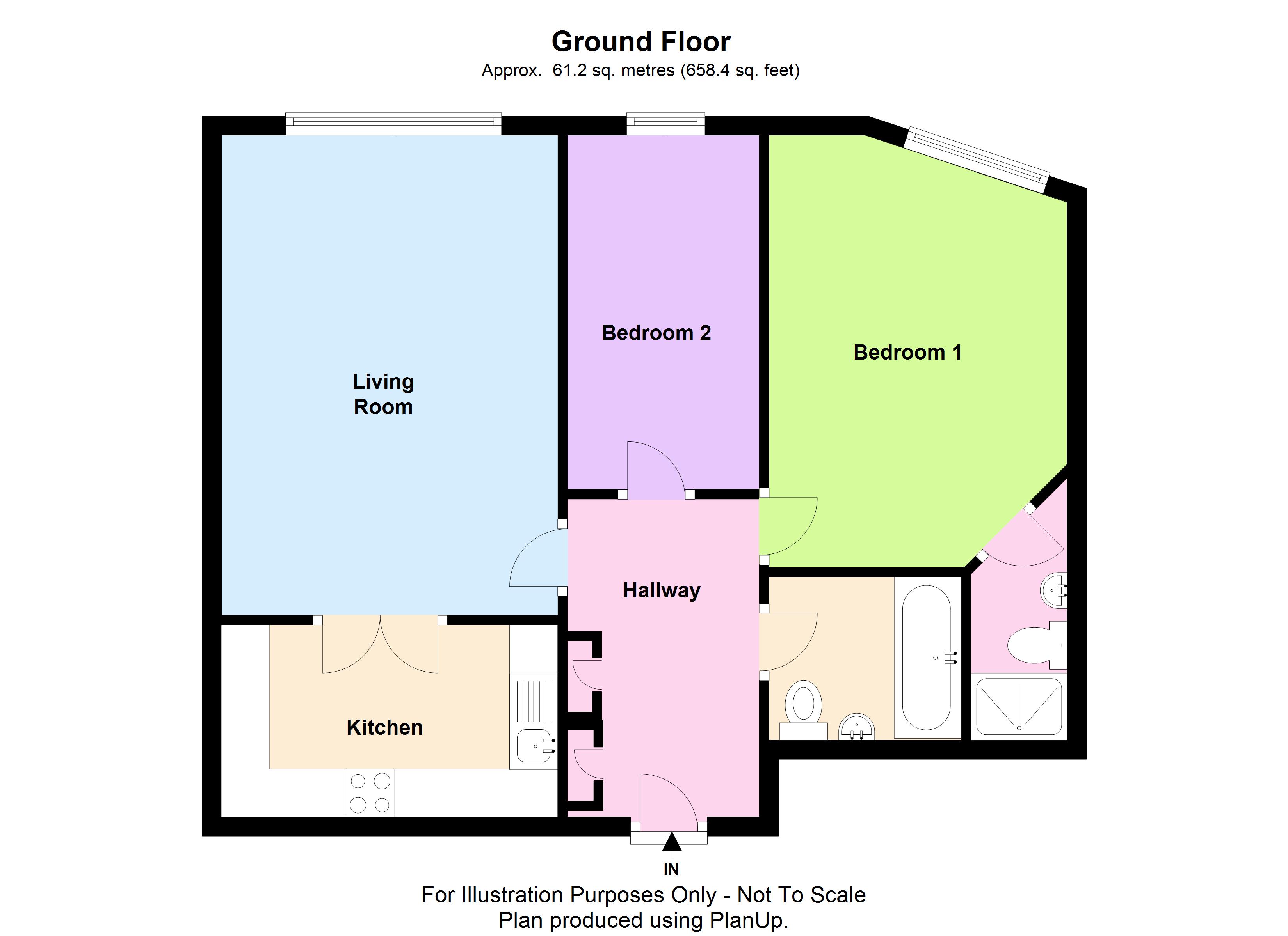 2 Bedrooms Flat to rent in Wardbrook Road, Kingston-Upon-Thames KT1