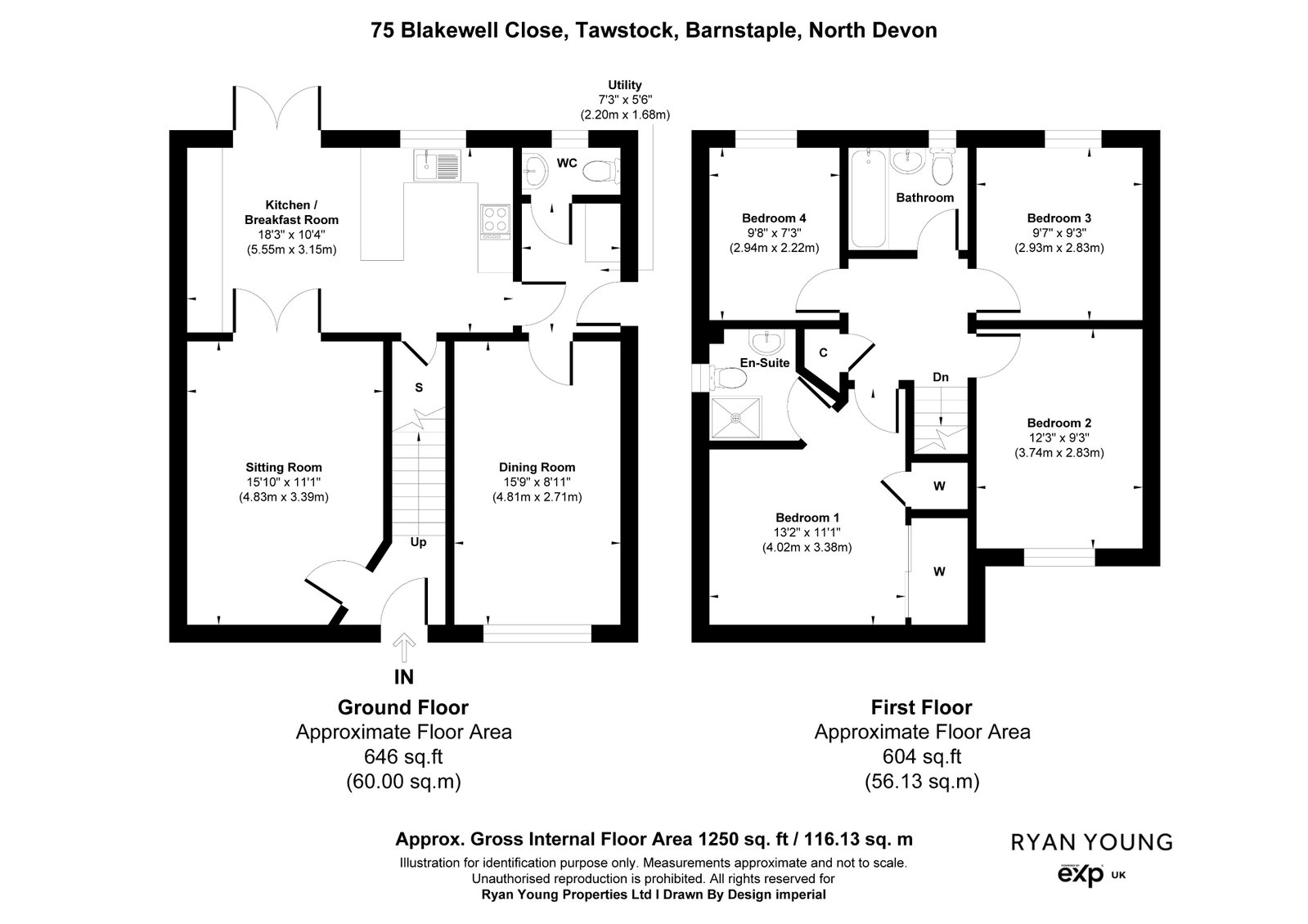 75, Blakewell Close, Barnstaple floorplan