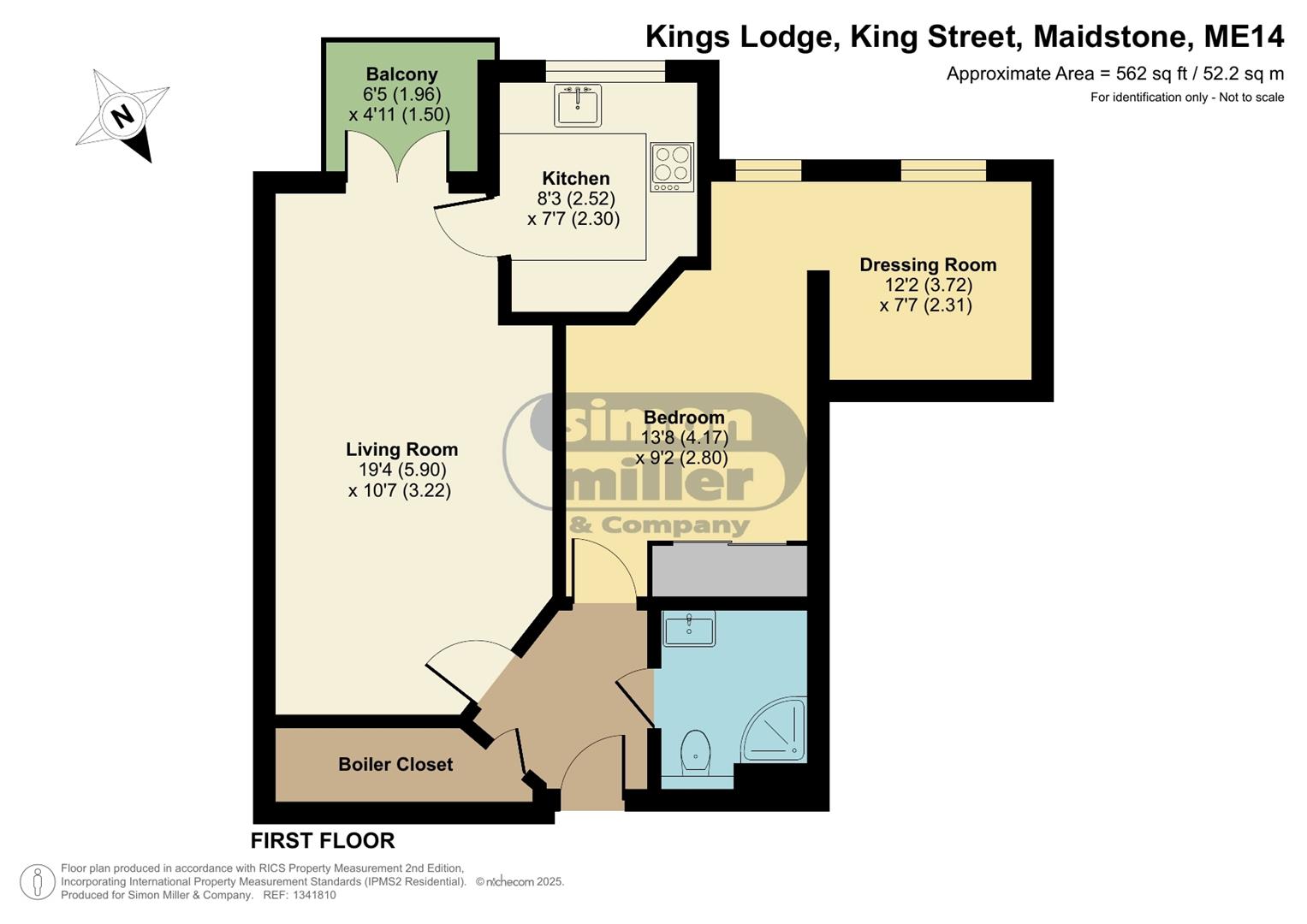 Apartment 17, 71, Kings Lodge, King Street, Maidstone floorplan