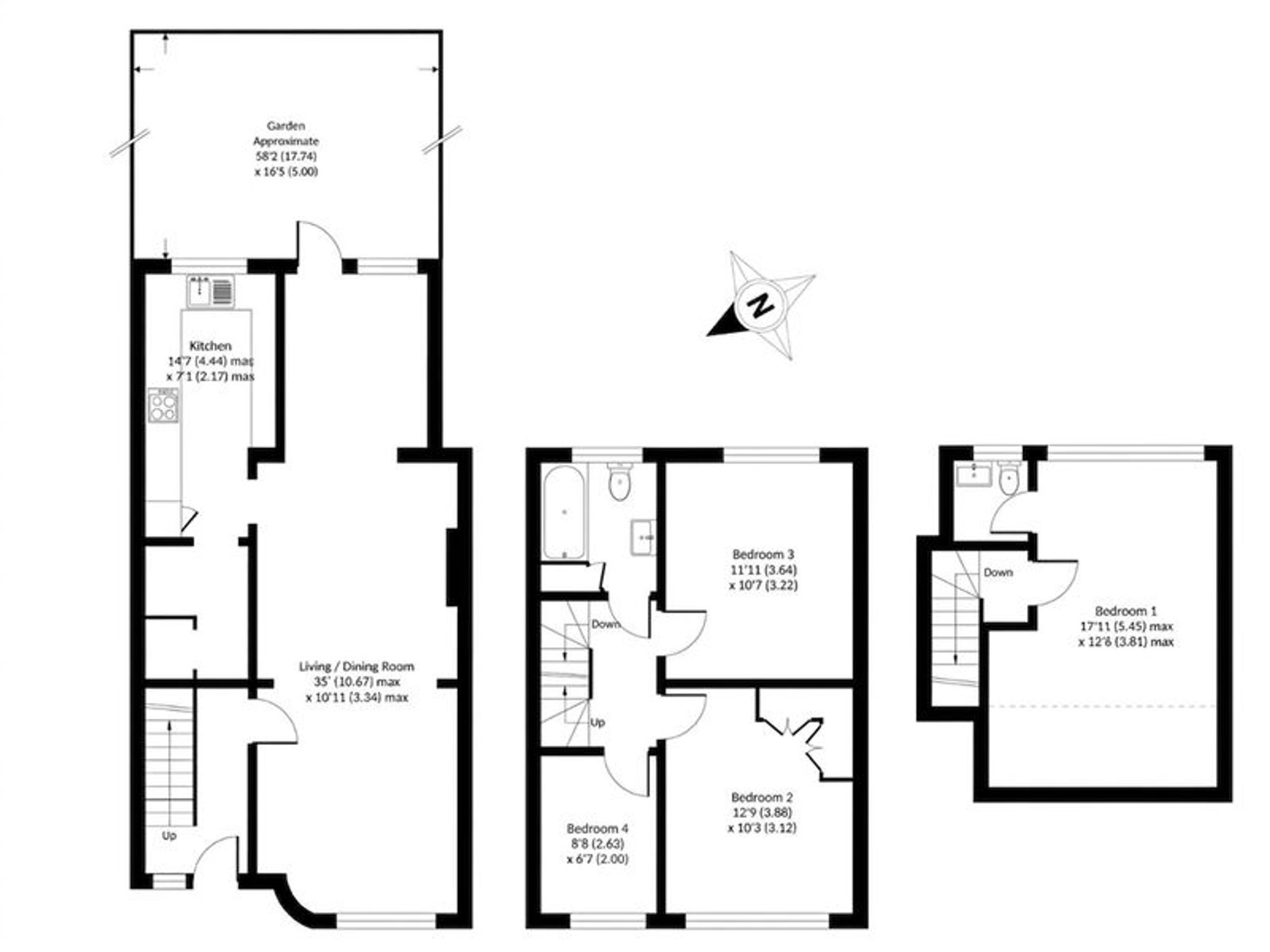 134 Waverley Road, Harrow floorplan