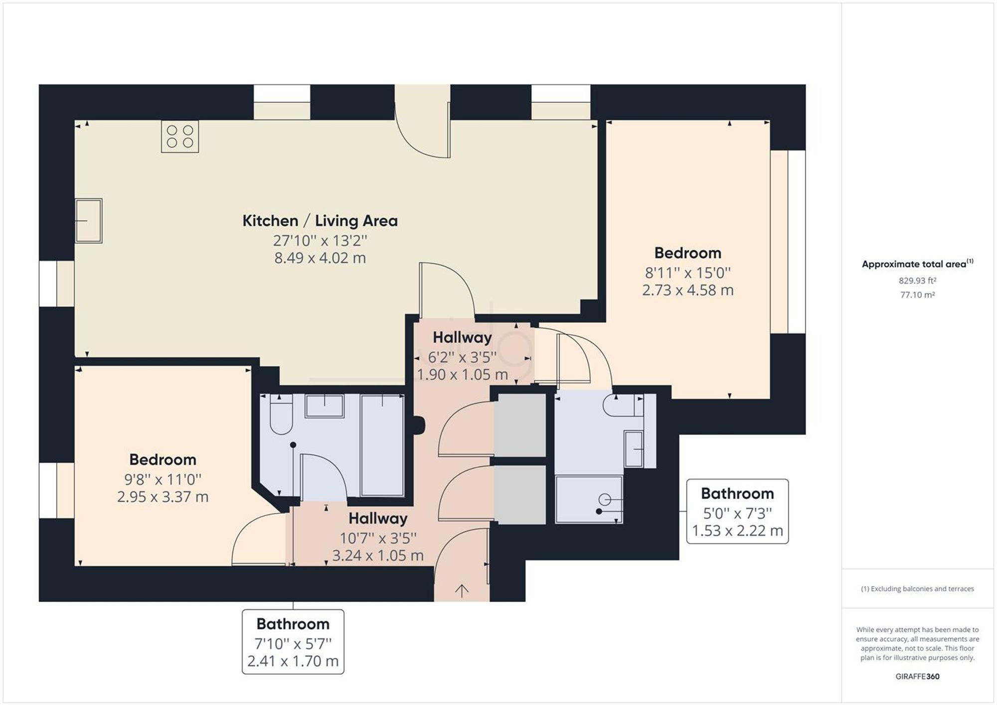 39 South Wing, Lancaster floorplan