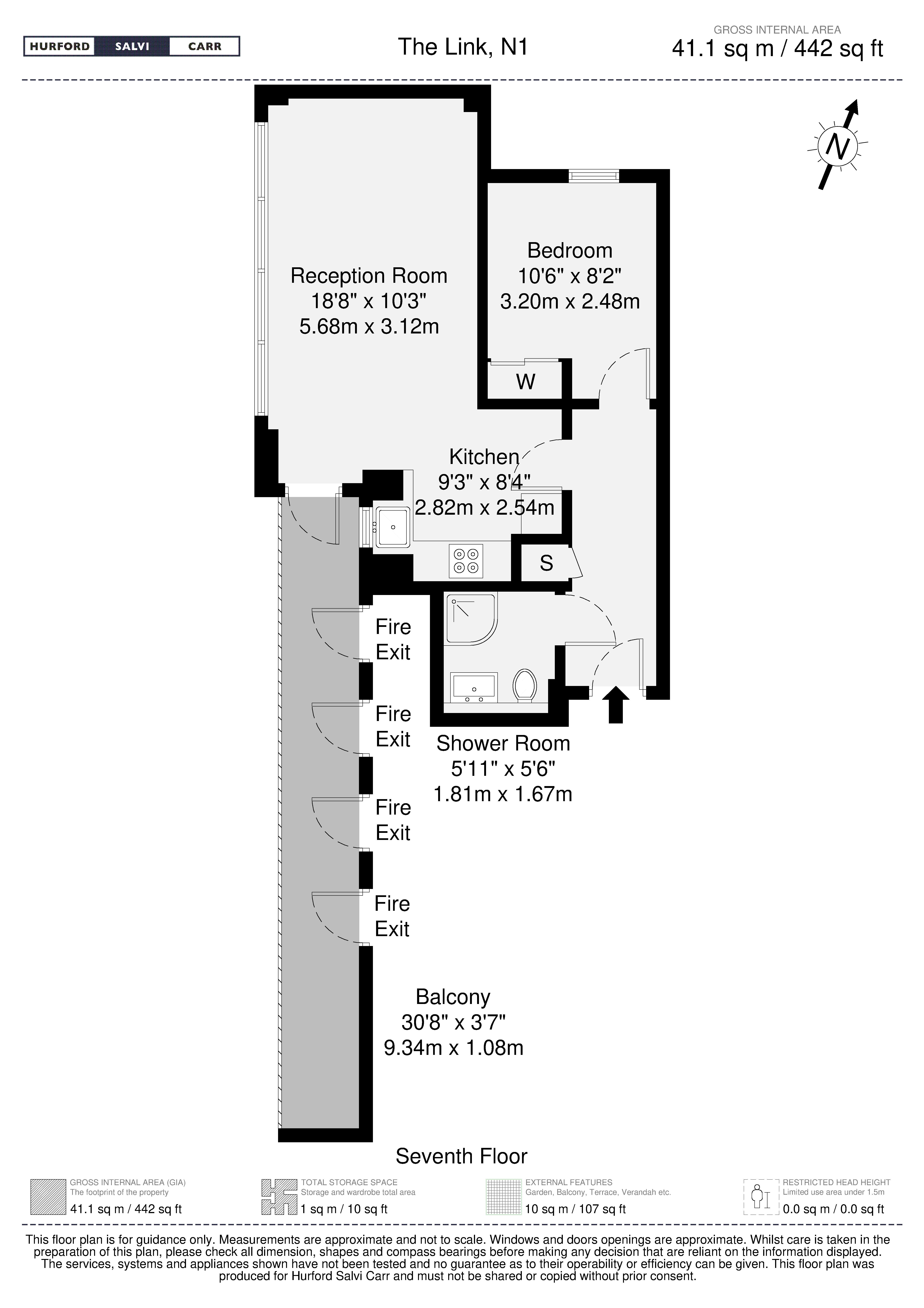 23 The Link,, Wellesley Terrace, London floorplan