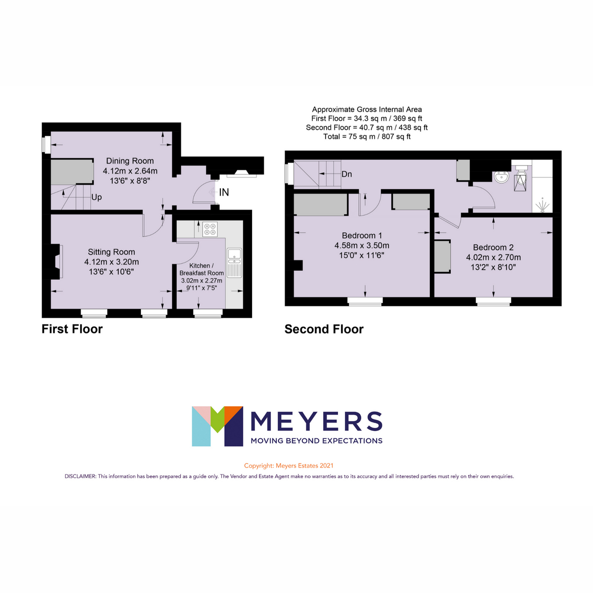 Flat Flat 1, 6a, Market Place, Ringwood floorplan