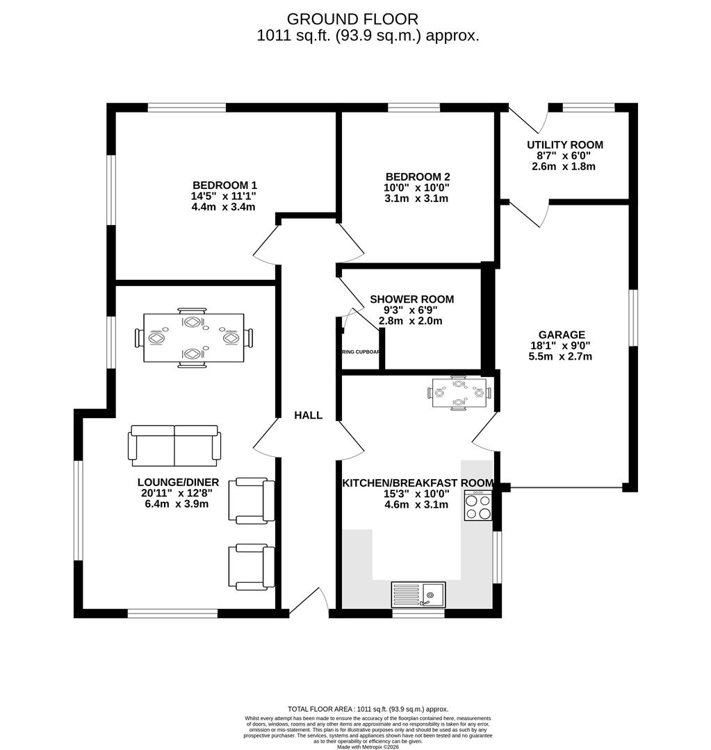 32, Lynmoor Road, Weymouth floorplan