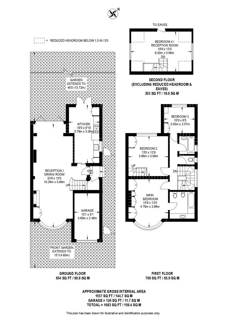 33, Russell Gardens, Golders Green floorplan