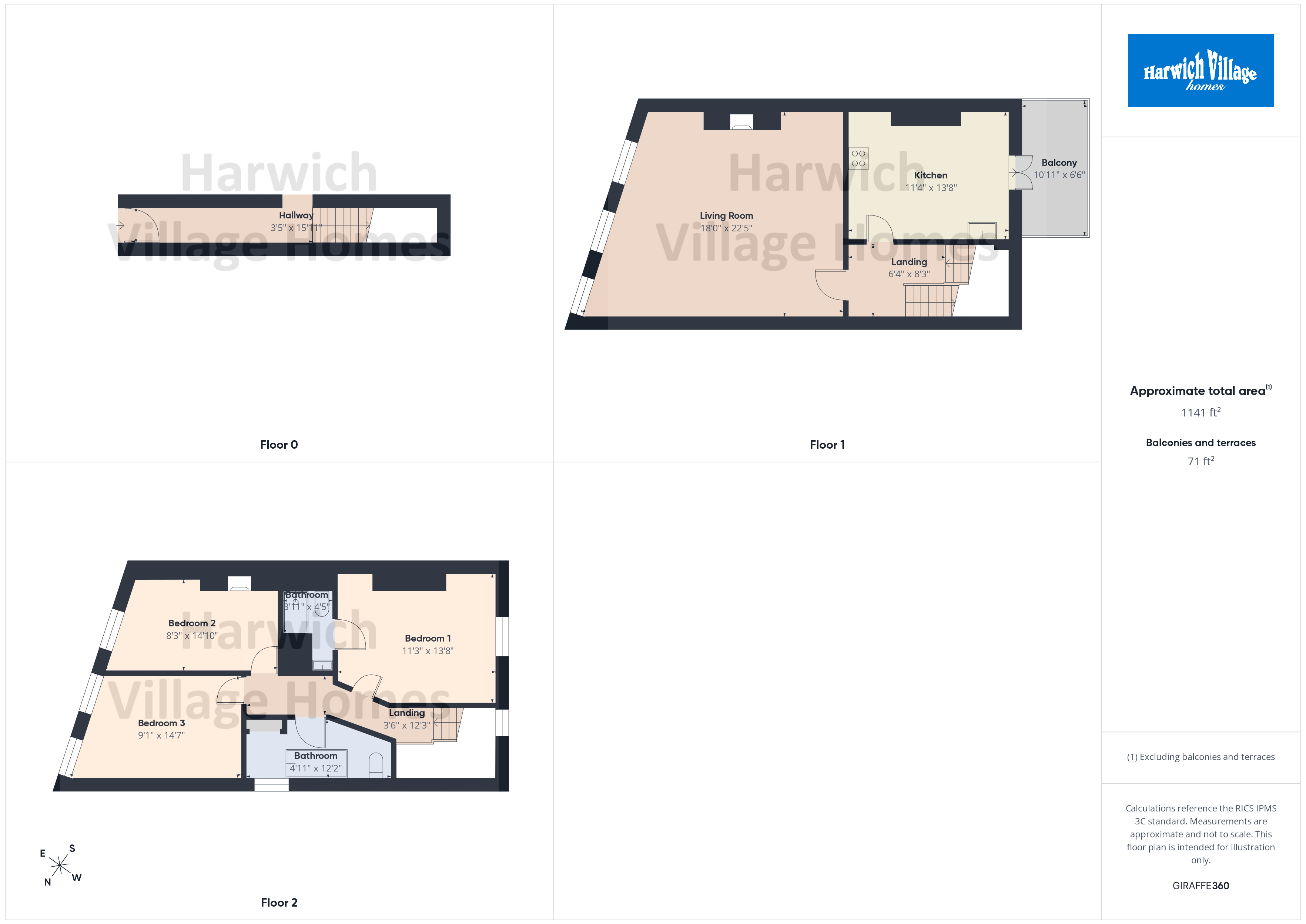 3B, West Street, Essex floorplan
