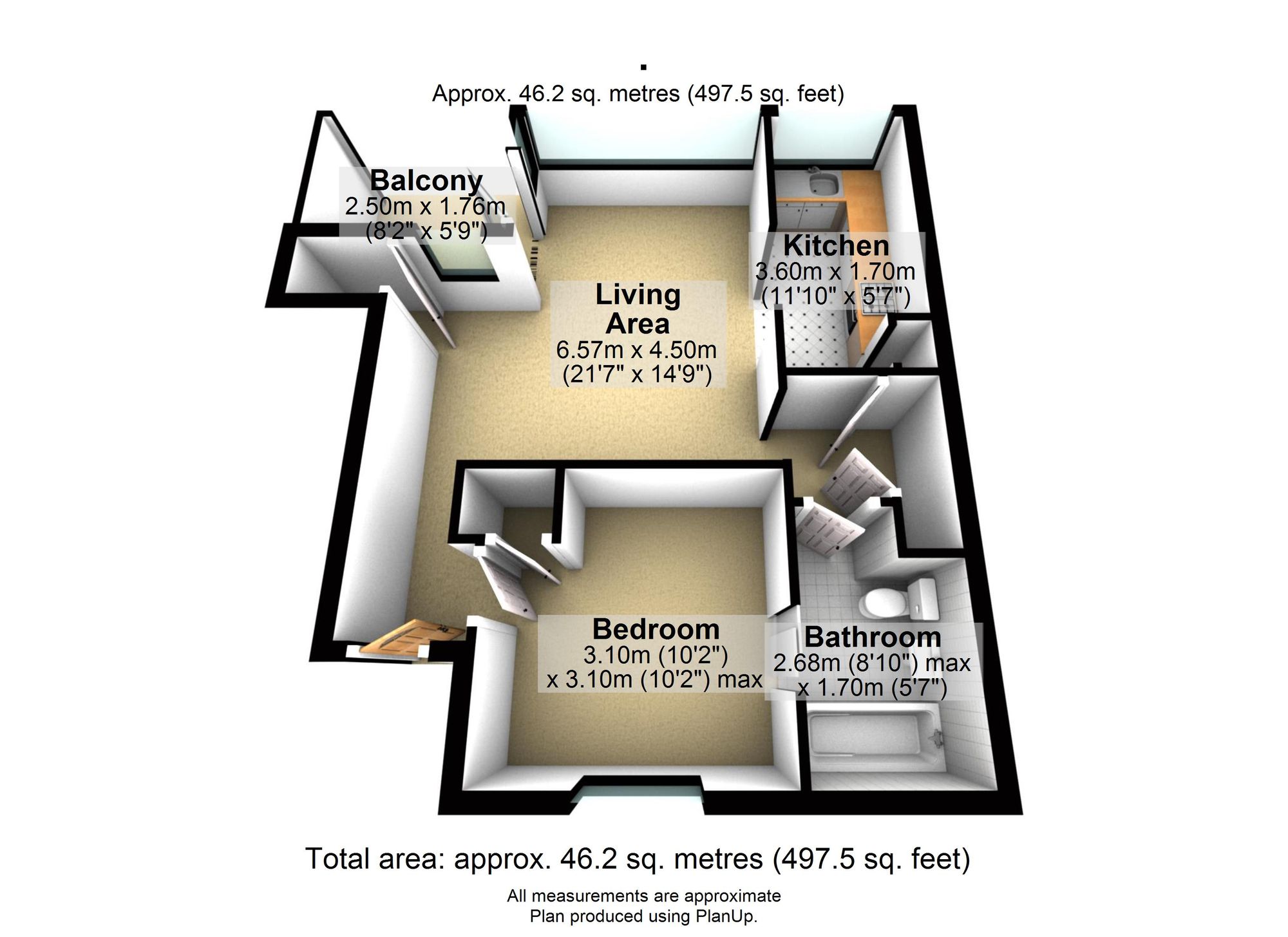 60 Storthwood Court, Sheffield floorplan