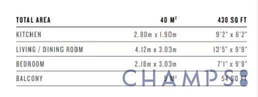 Flat 1403, 23 Gauging Square, London floorplan