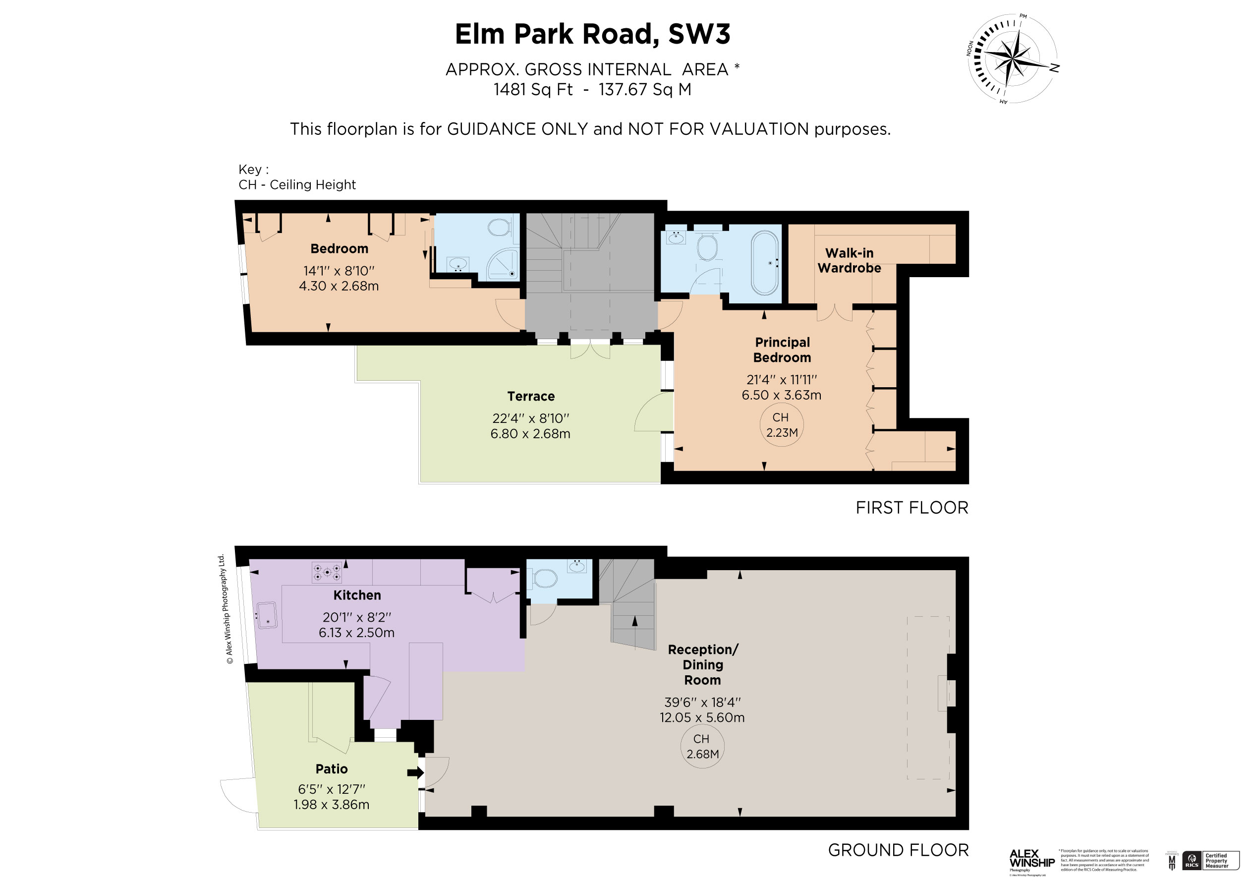 25, Elm Park Road, London floorplan
