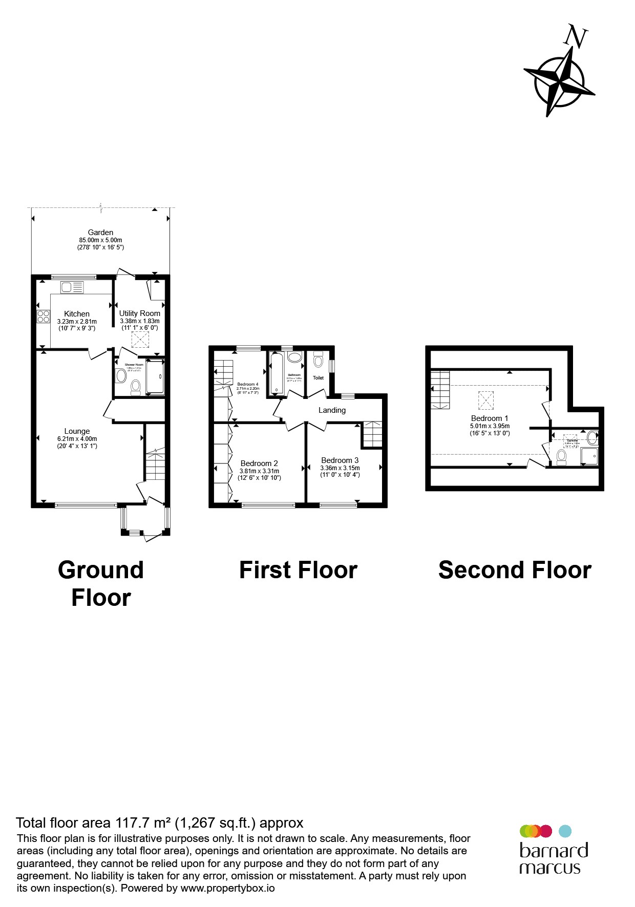 90, Ingleway, London floorplan