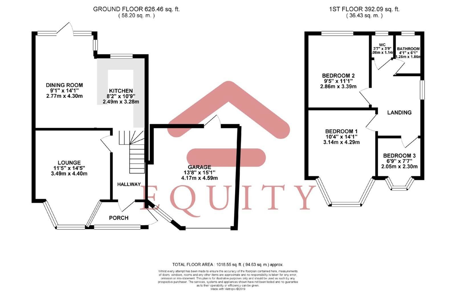 3 Bedrooms Semi-detached house for sale in Carisbrook Close, Enfield EN1