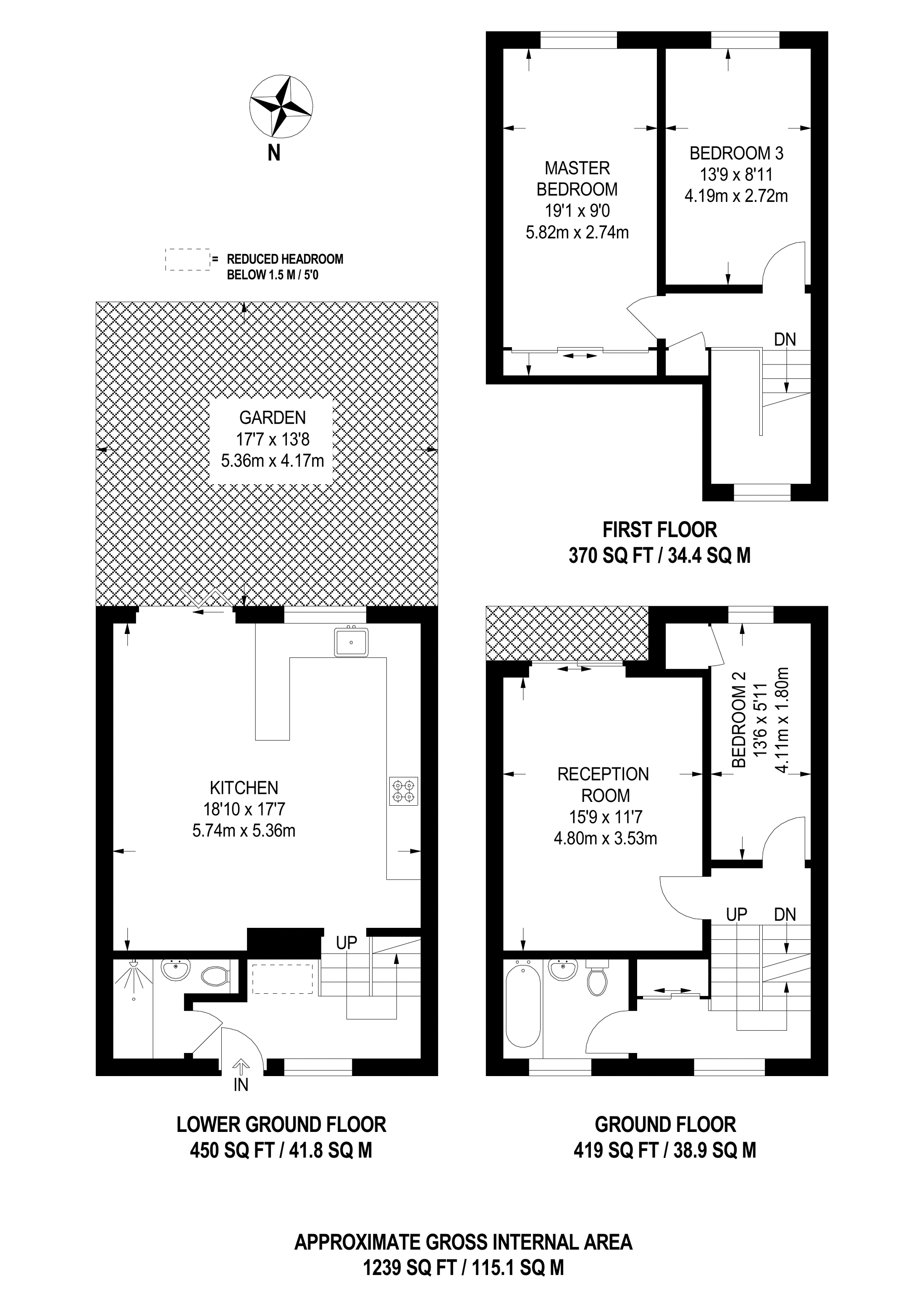 3 Bedrooms  to rent in Ballance, Hackney, London E9