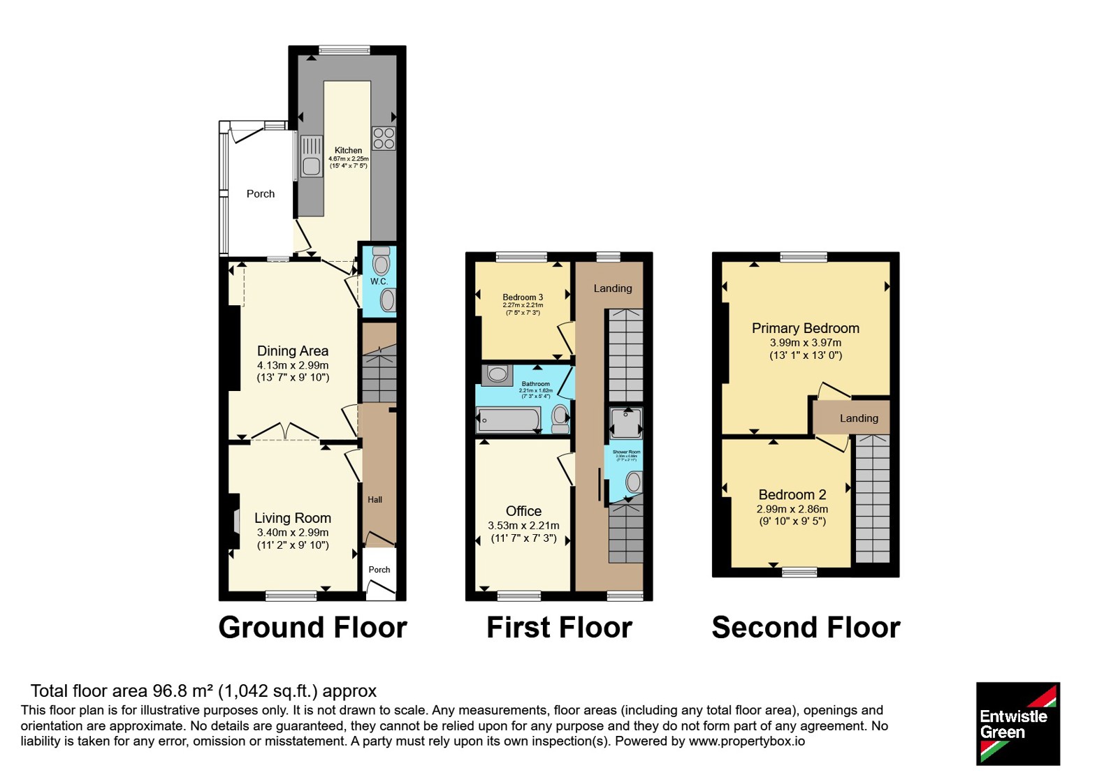 229, Rishton Lane, Greater Manchester floorplan