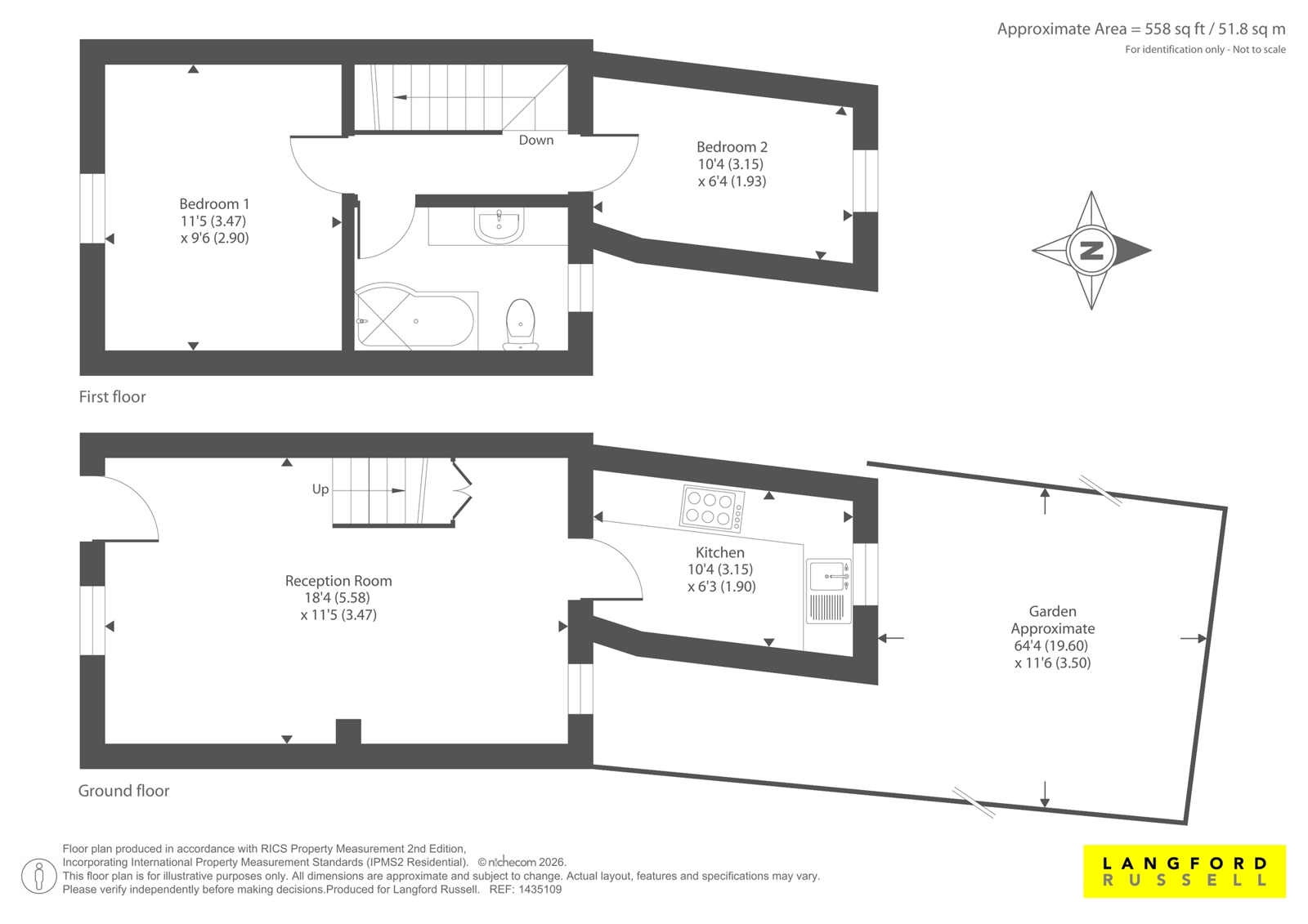 11, North Road, Bromley floorplan