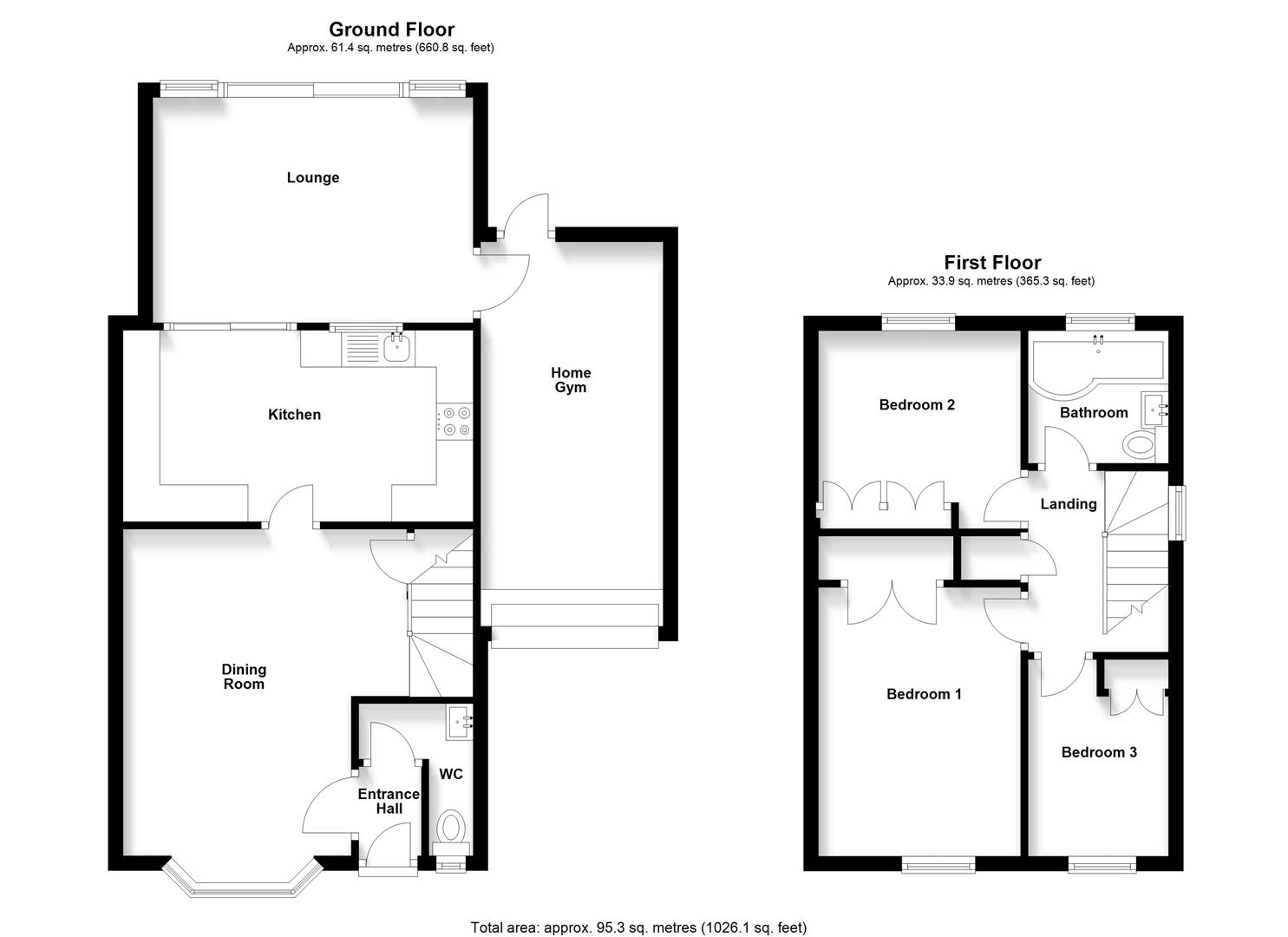 13, Wetherby Close, Stevenage floorplan