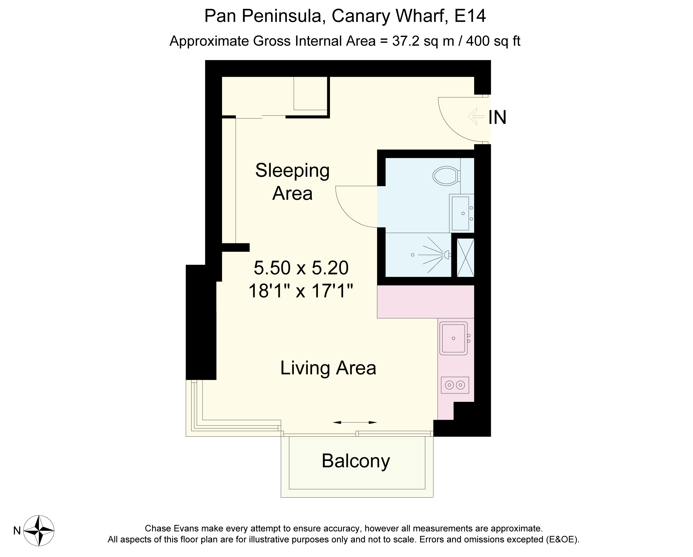 0 Bedrooms Studio to rent in West Tower, Pan Peninsula, Canary Wharf E14