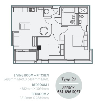 One Regent, Manchester floorplan