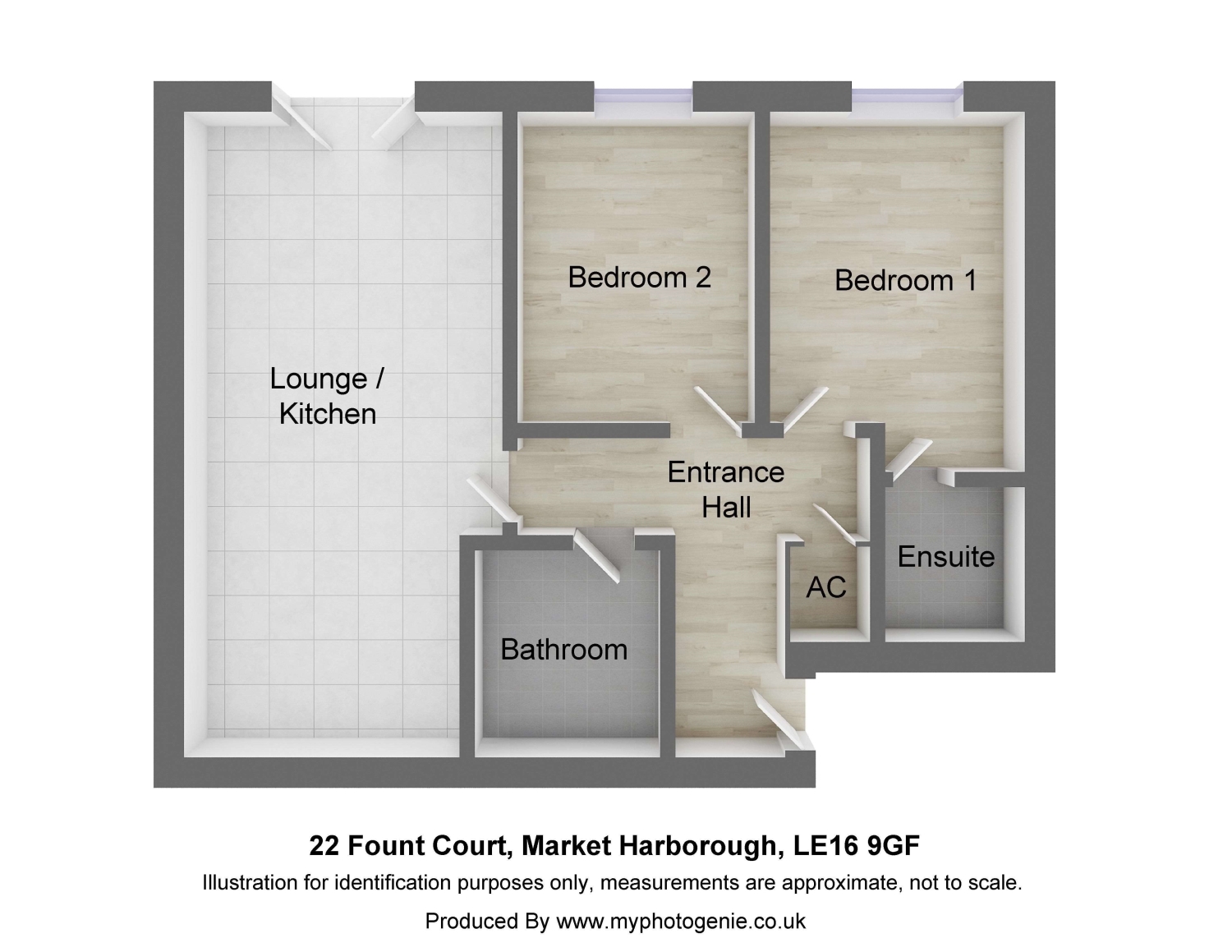 22, Fount Court, Market Harborough floorplan