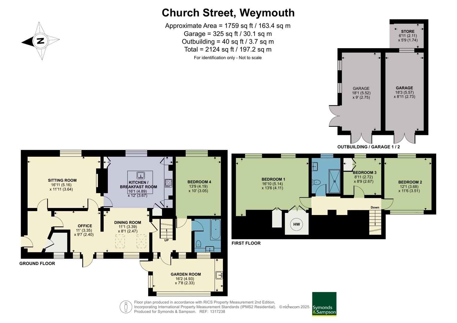 3, Church Street, Weymouth floorplan