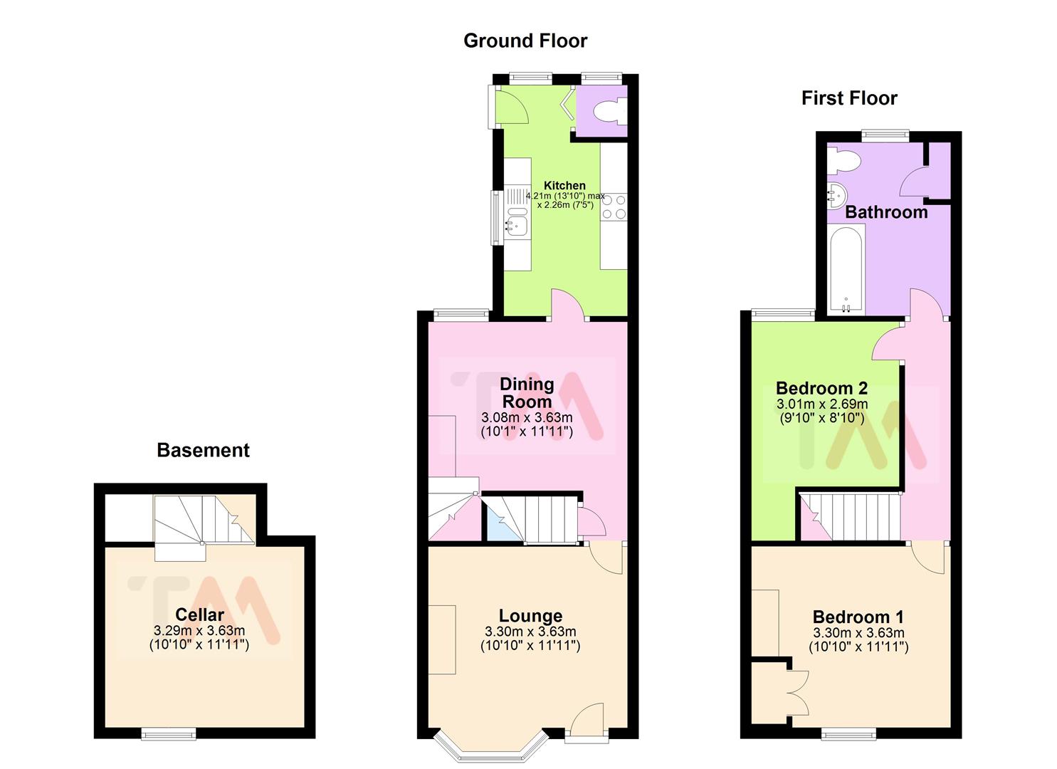 2 Bedrooms Terraced house for sale in Morton Street, Royston SG8