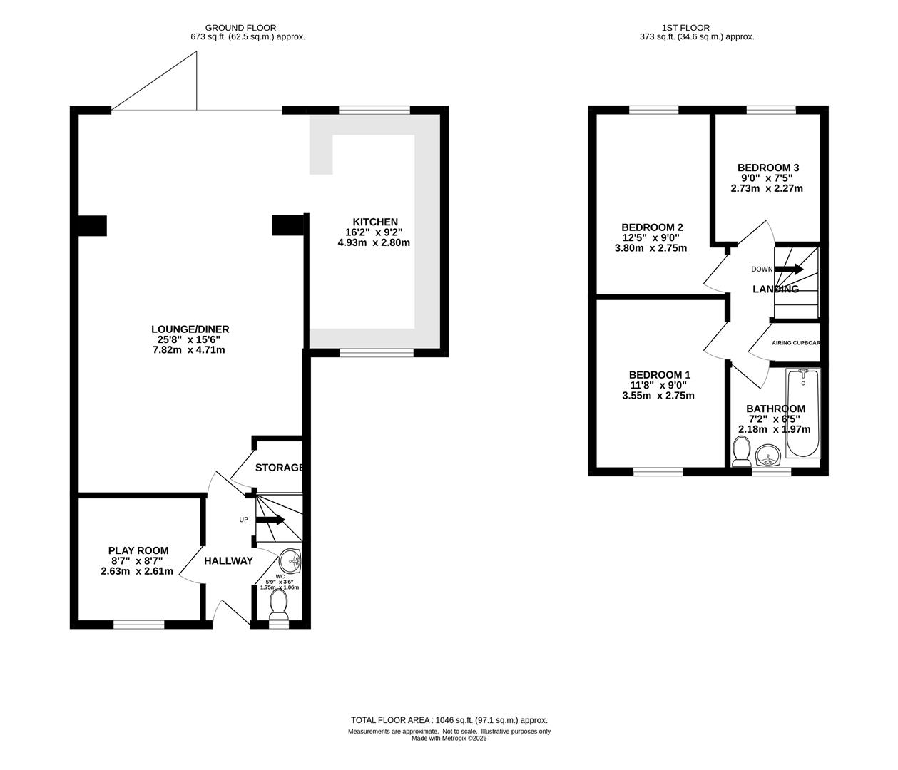 21, Cleves Avenue, Brentwood floorplan