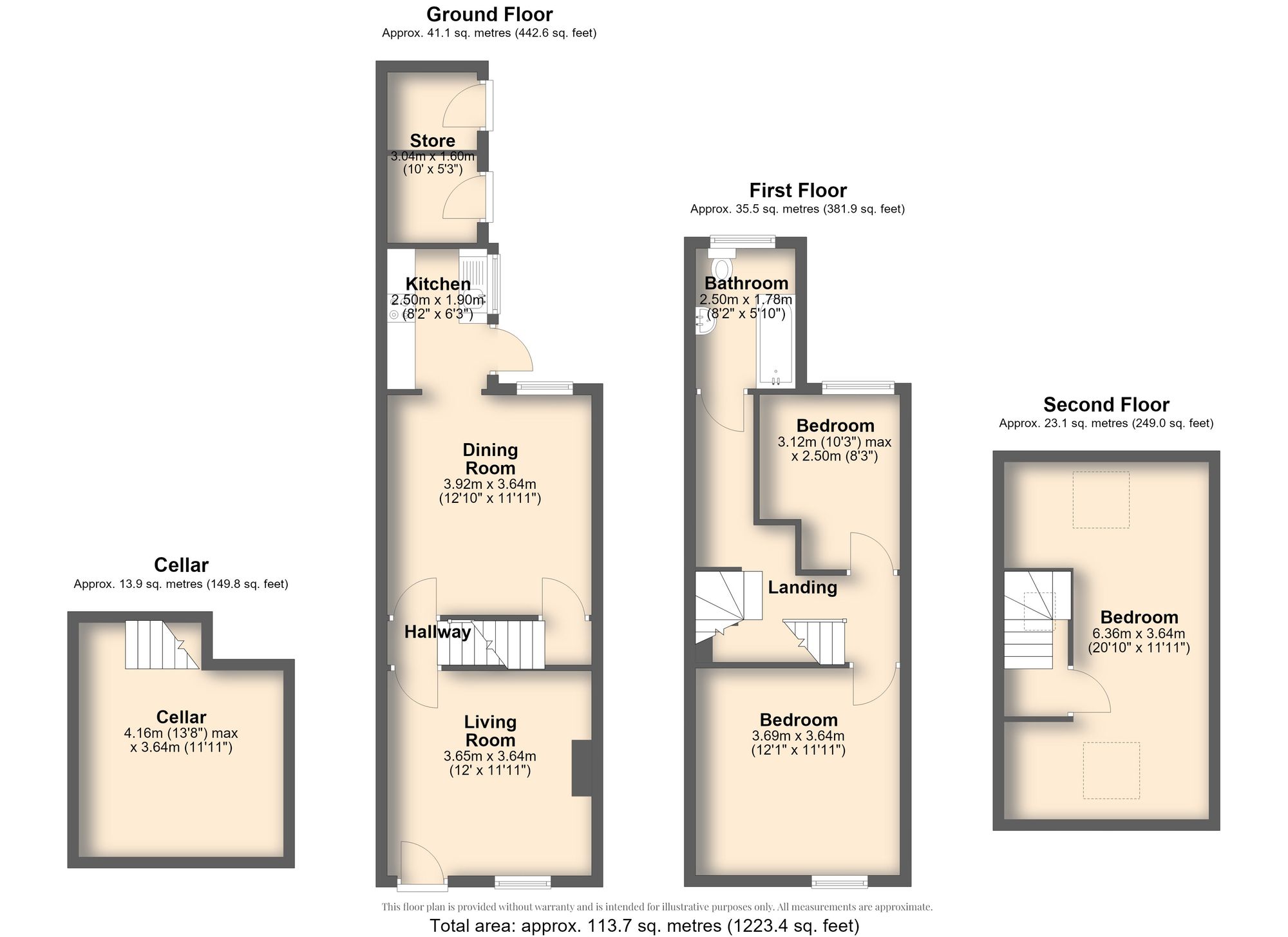 336 Woodseats Road, Sheffield floorplan