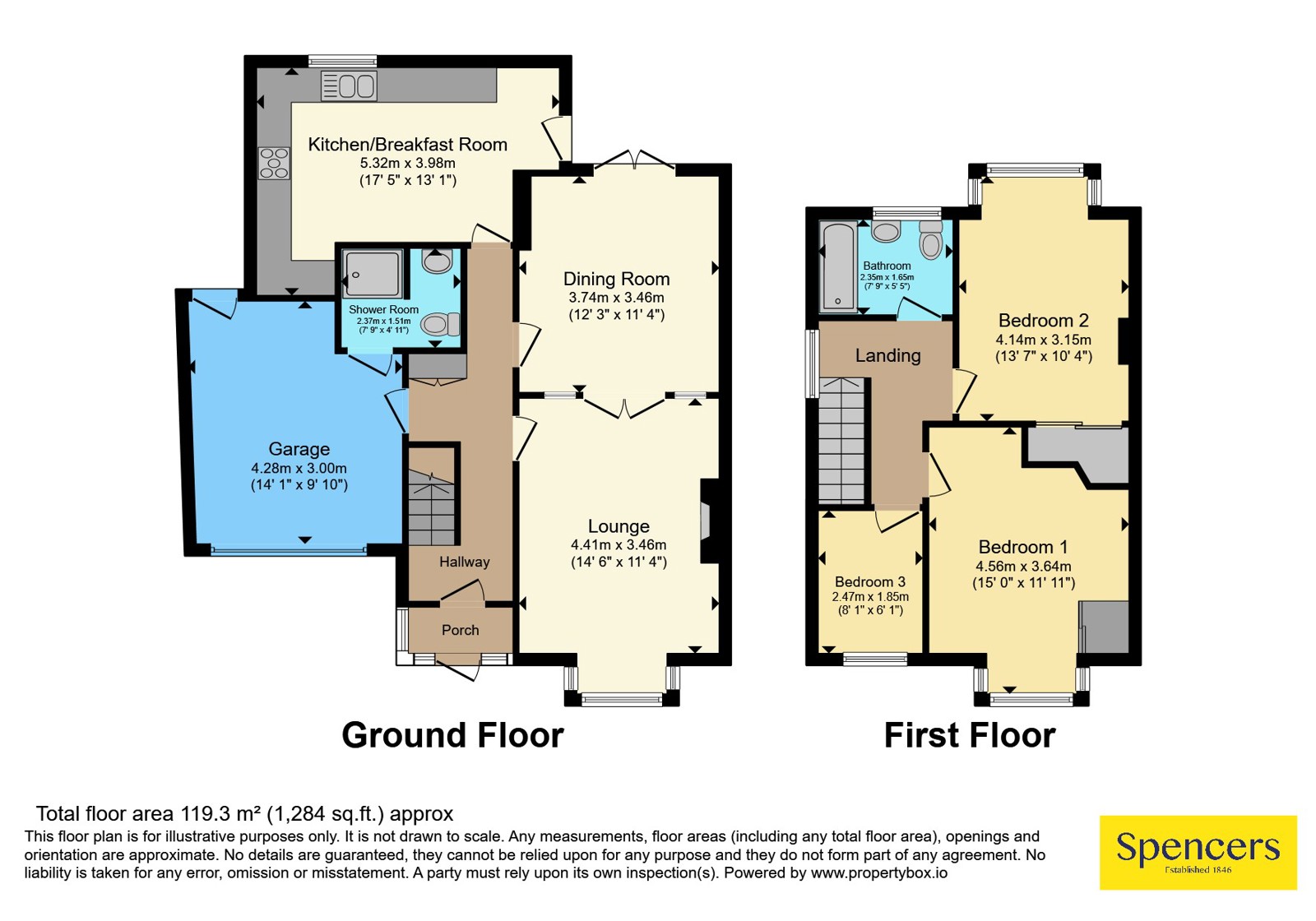 44, Herschell Street, Leicestershire floorplan