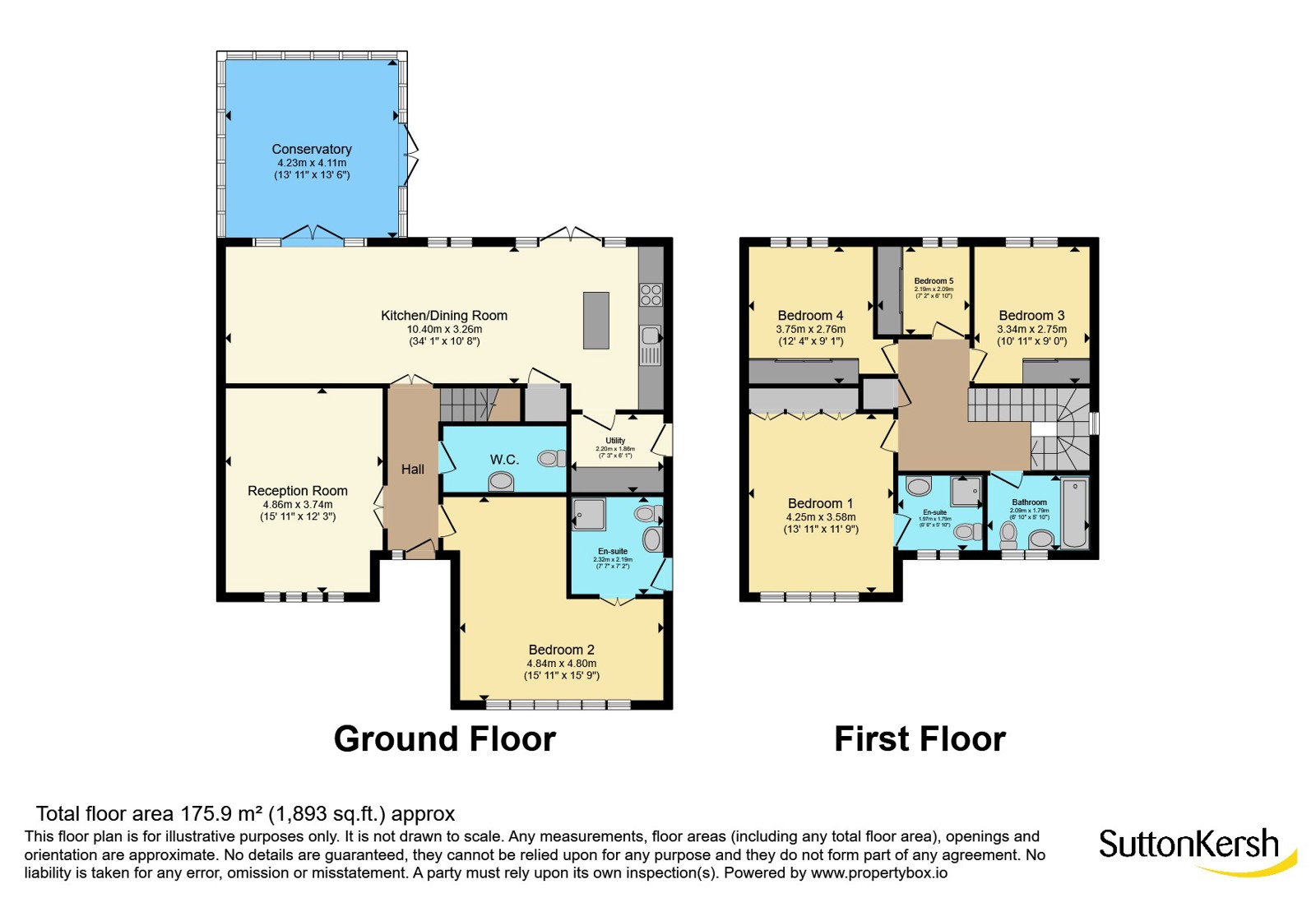 59, Fallbrook Drive, Merseyside floorplan