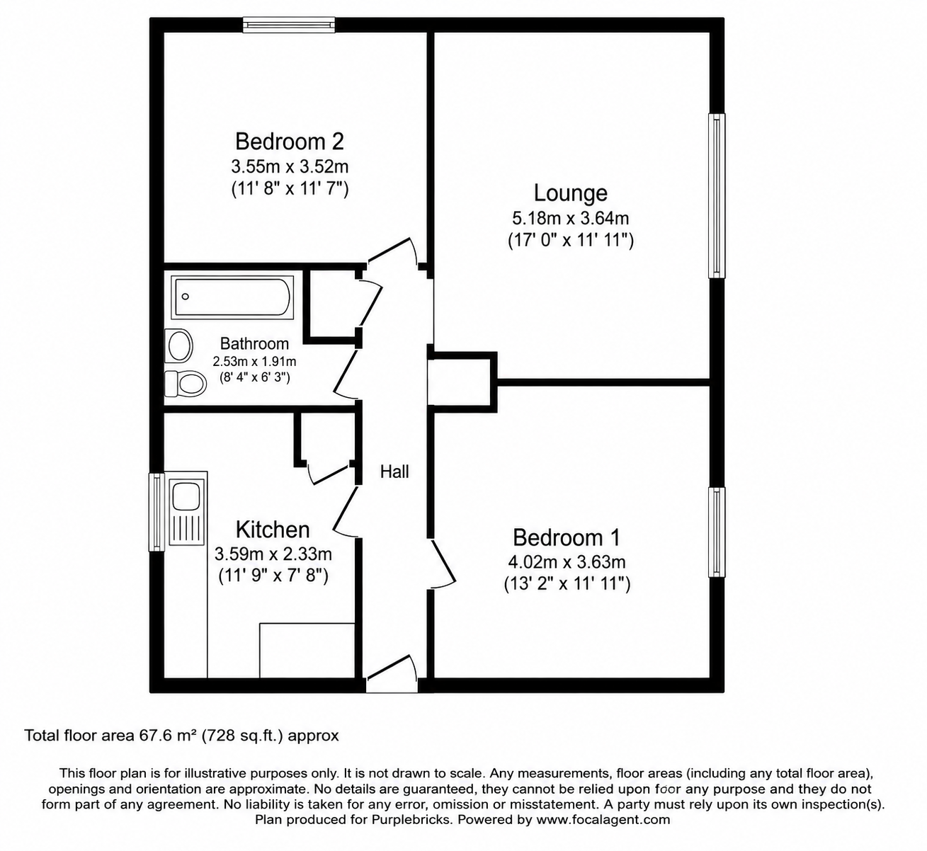 38 Convent Way, Southall floorplan