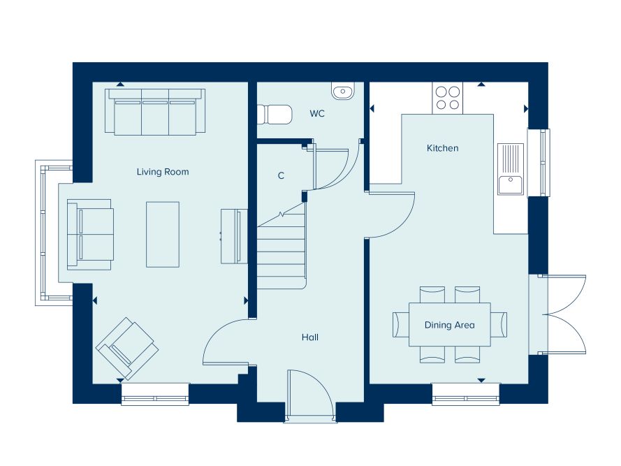 144, Perrybrook Road, Brockworth floorplan