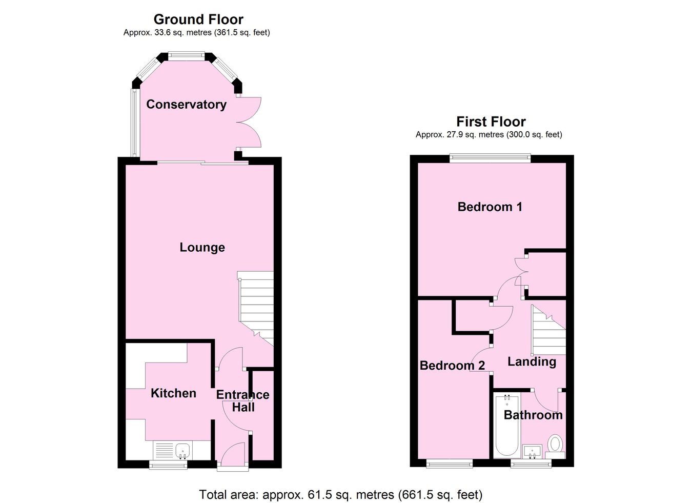 11, Bushnell Close, Leicester floorplan