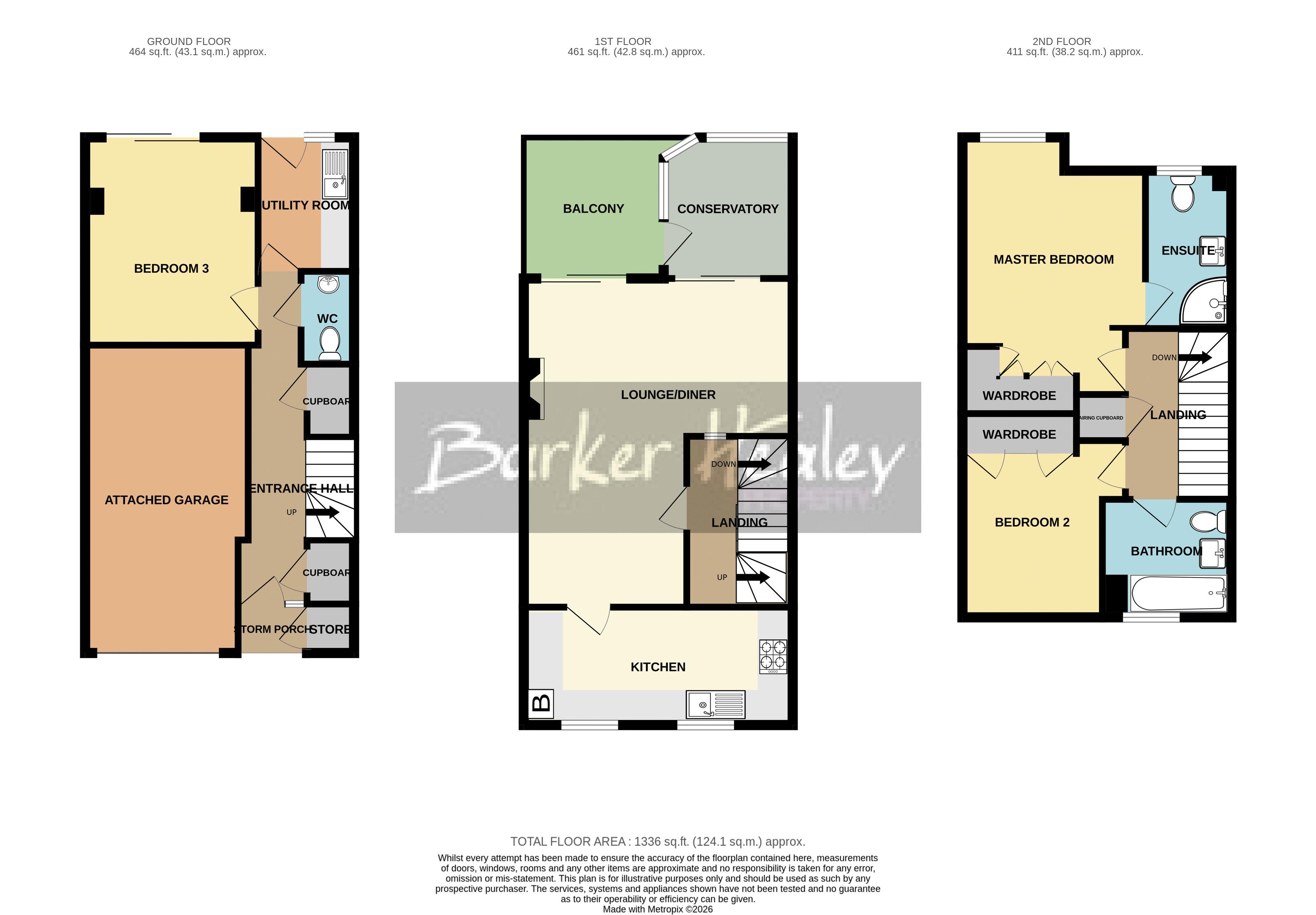 16, Waterside Court, Stafford floorplan