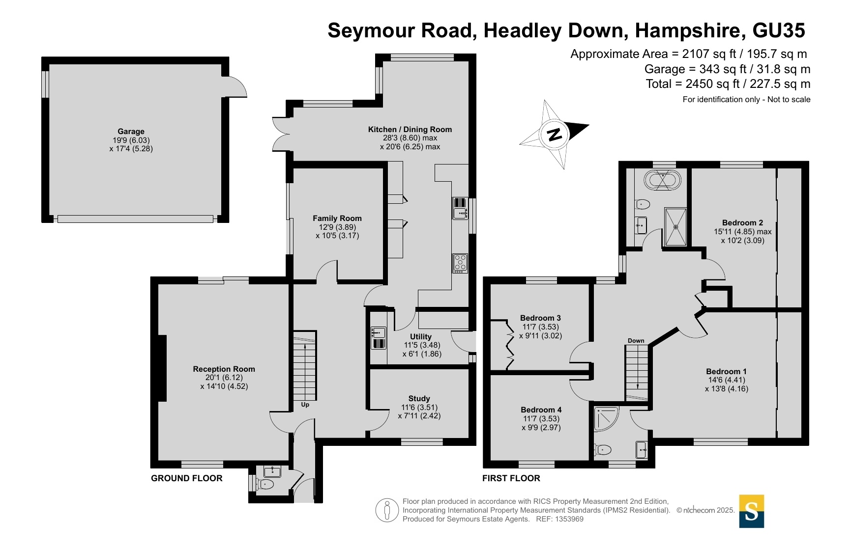 Brambletye, 82, Seymour Road, Hampshire floorplan