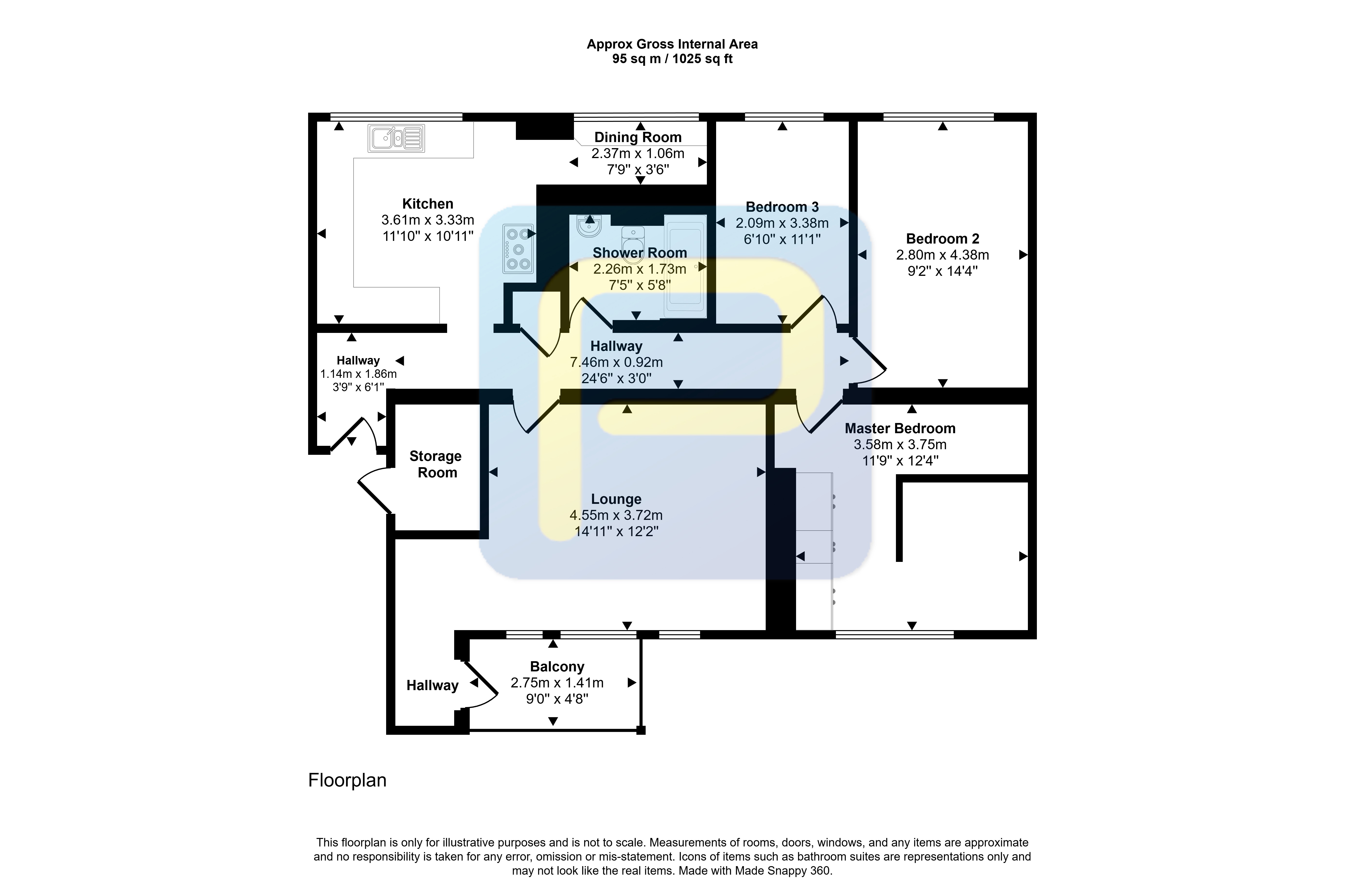 29, Argyle Street, Alnmouth floorplan