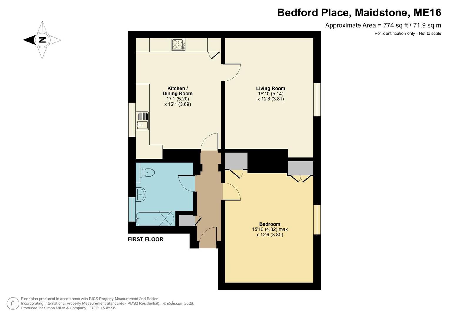 Bedford Place, Maidstone floorplan