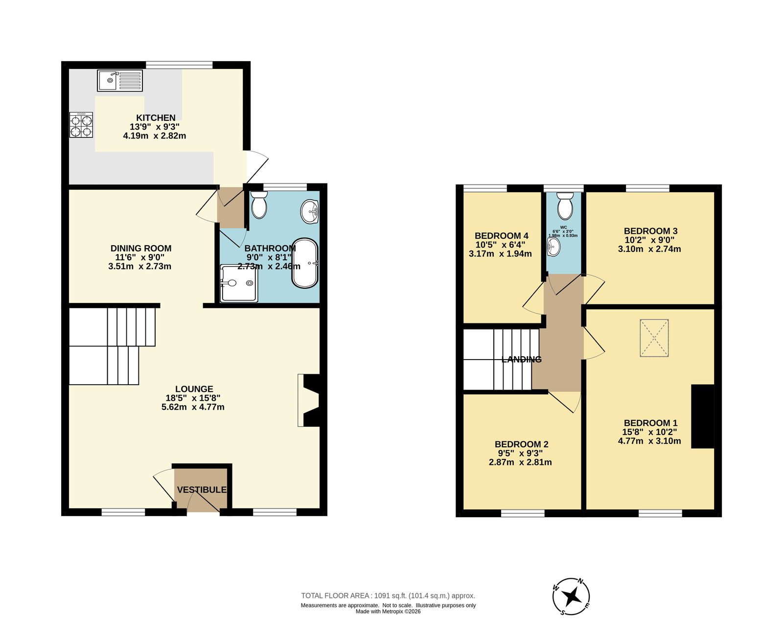 25, Underwood Road, Plymouth floorplan