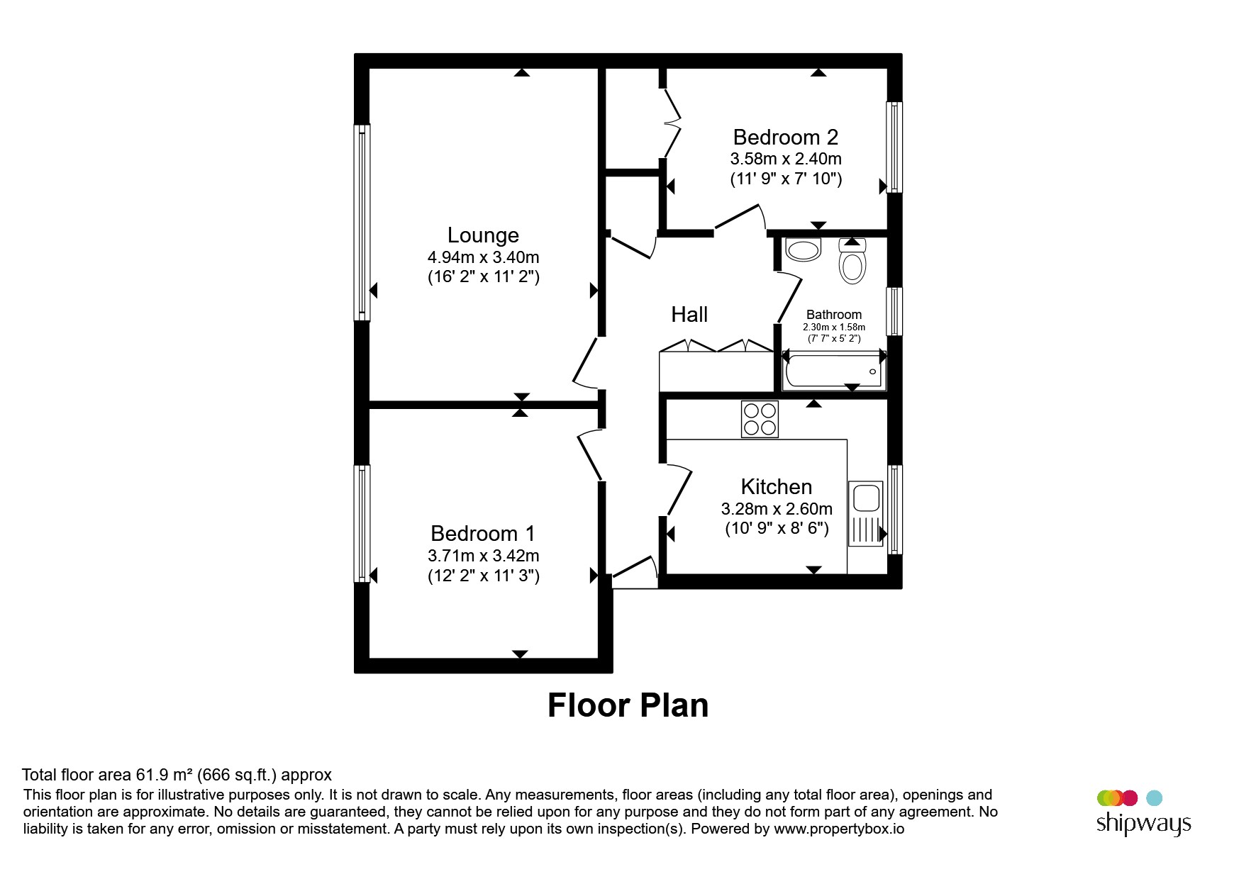 7, Martlesham Square, Birmingham floorplan