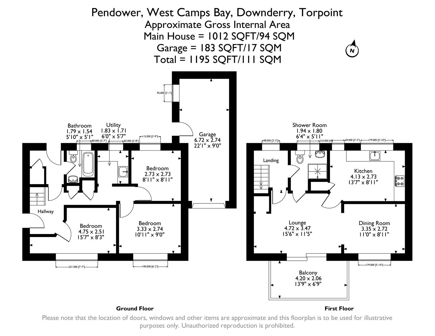 Pendower, West Camps Bay, Torpoint floorplan