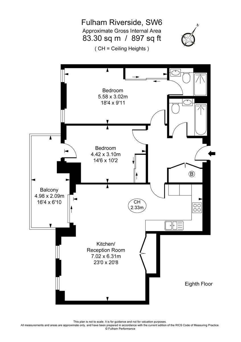 67, Westbourne Apartments, Fulham Riverside floorplan
