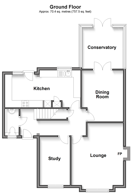 Dove Close, Herne Bay floorplan
