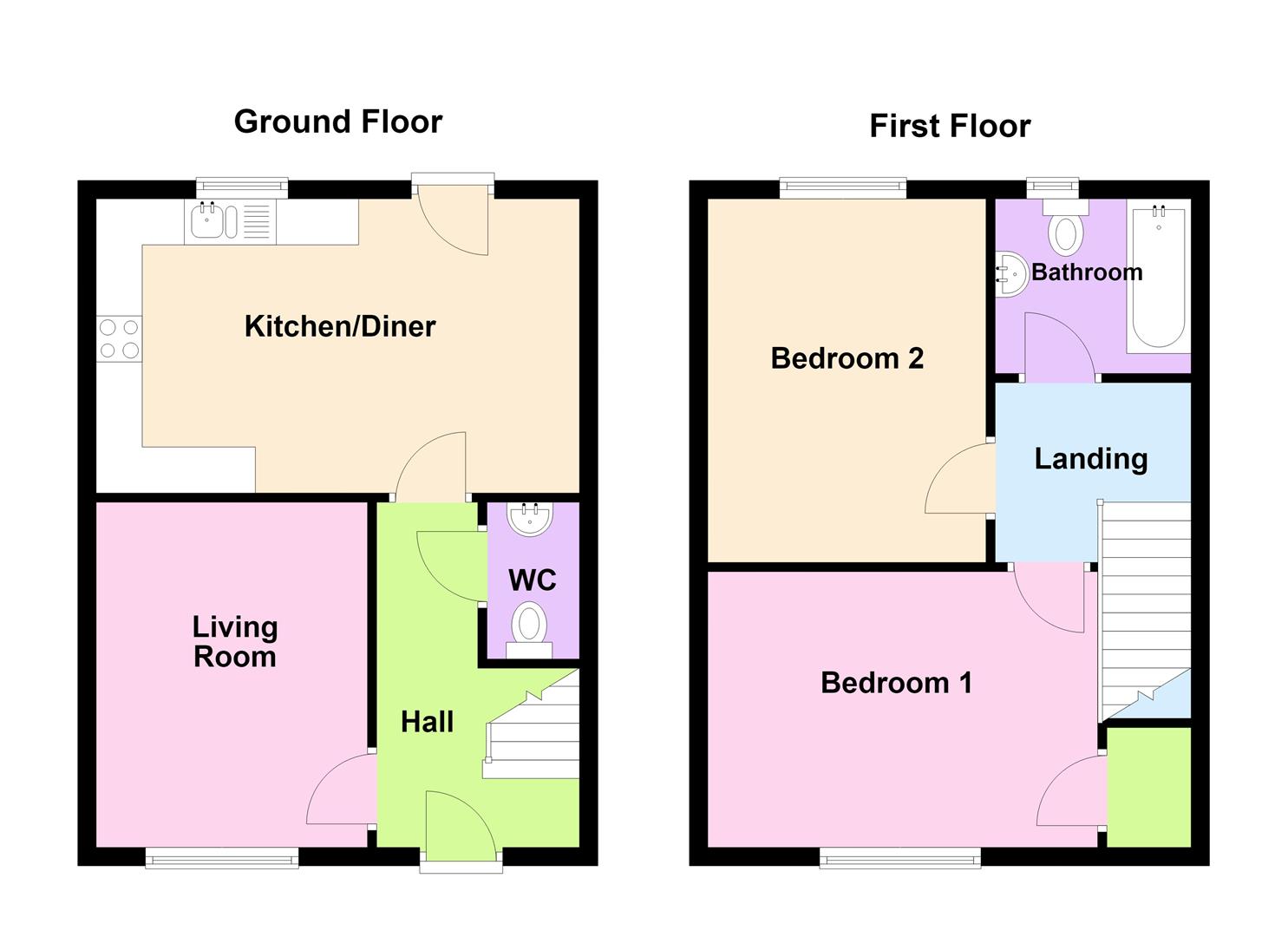 30, Walter Close, Weymouth floorplan