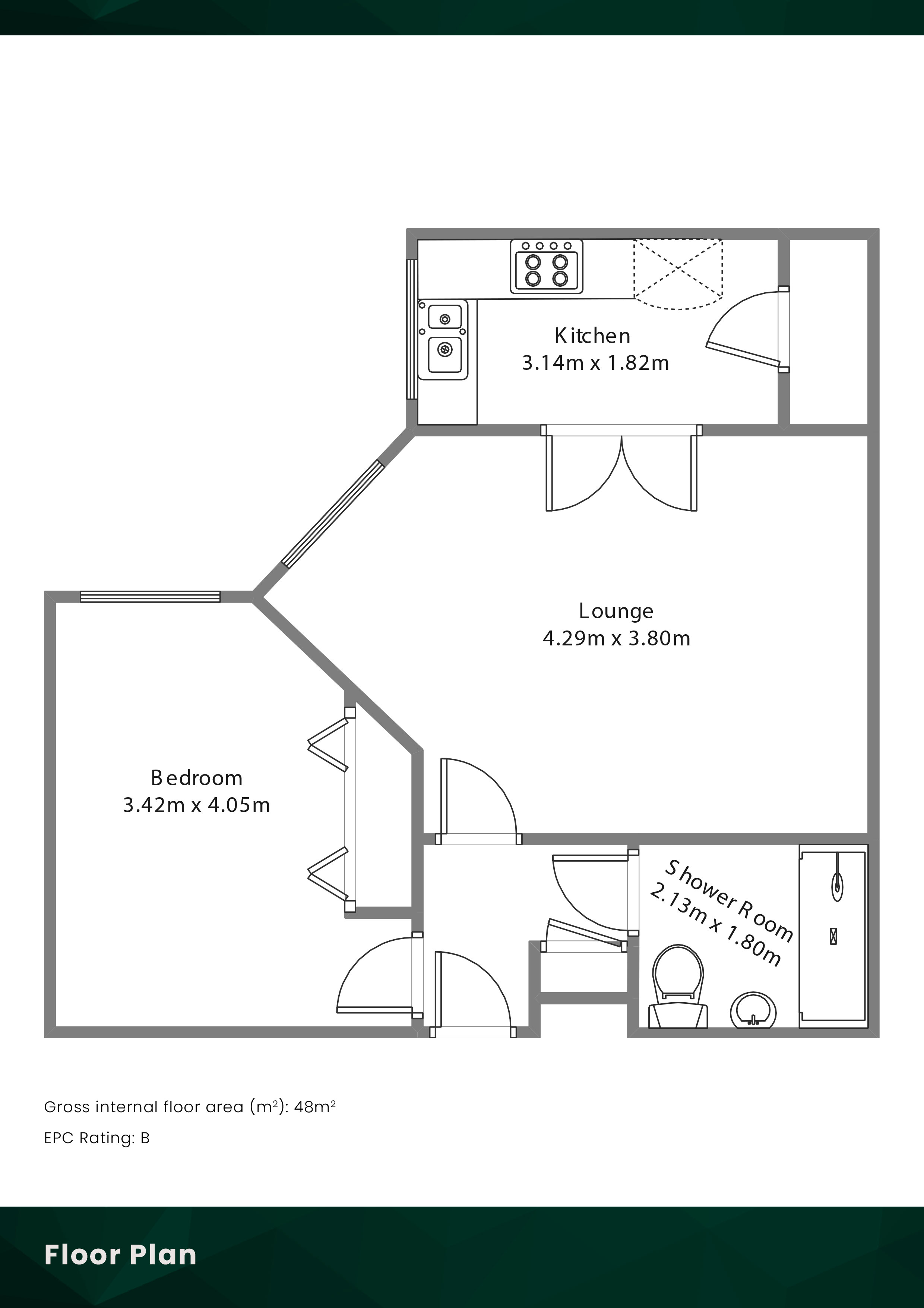 Flat 53, 11 Clachnaharry Road, Inverness, IV3 8LT floorplan