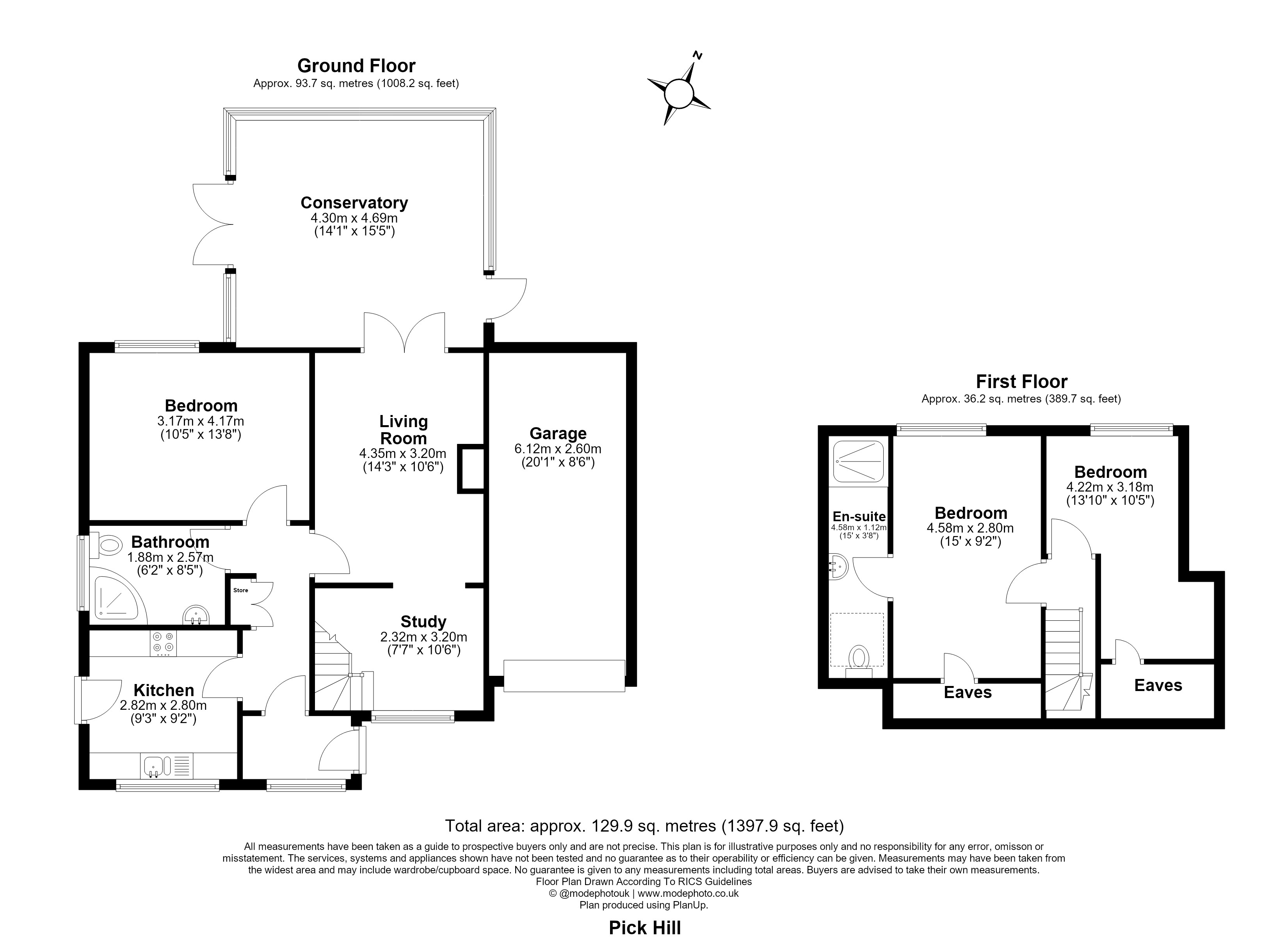 57, Pick Hill, Waltham Abbey floorplan