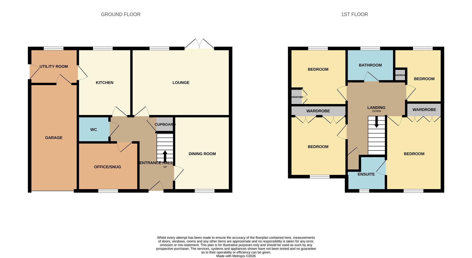 14, Manor Park, Pawlett floorplan