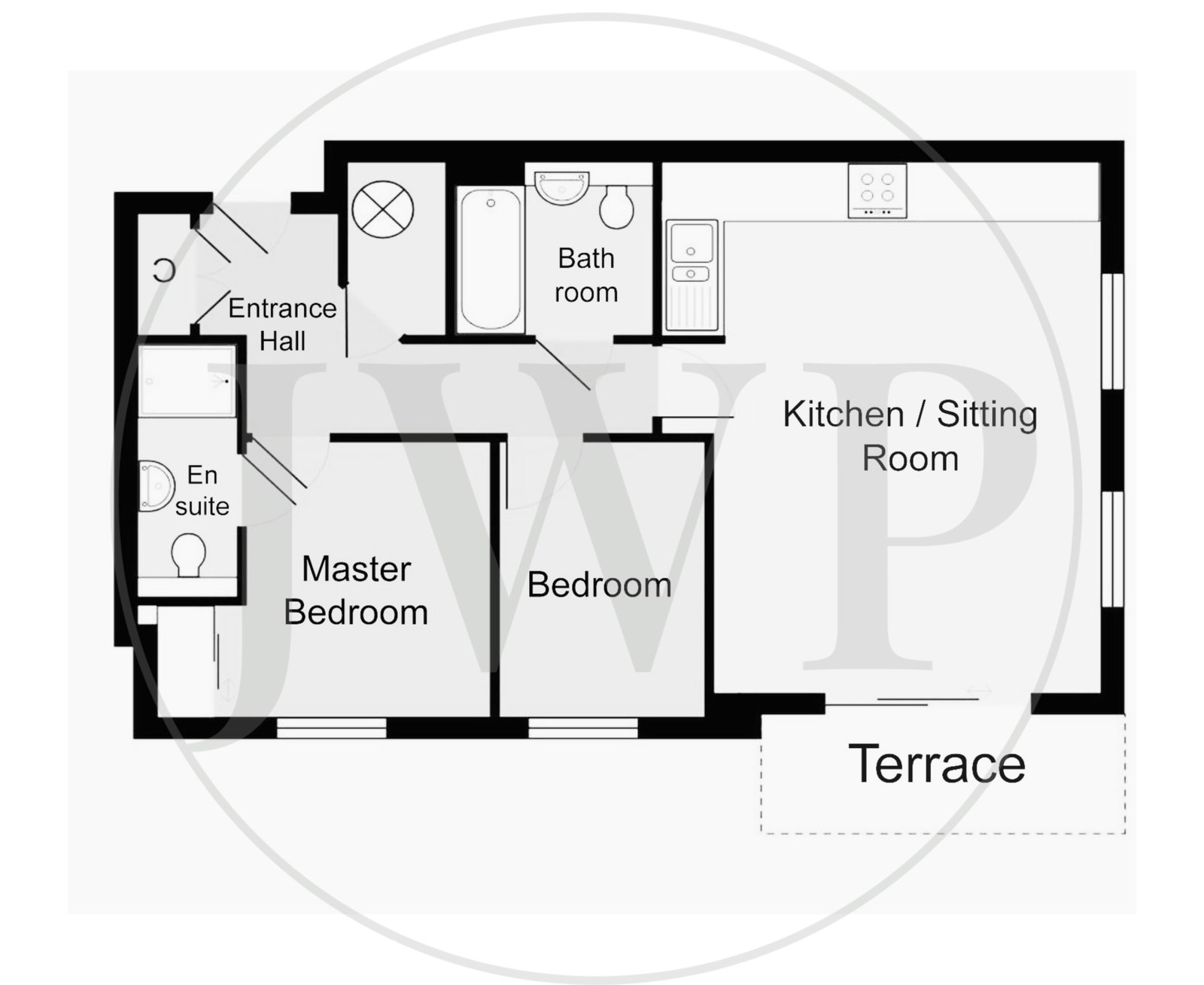 Apartment 2 Regent House, 2 Herald Gardens, Tunbridge wells floorplan