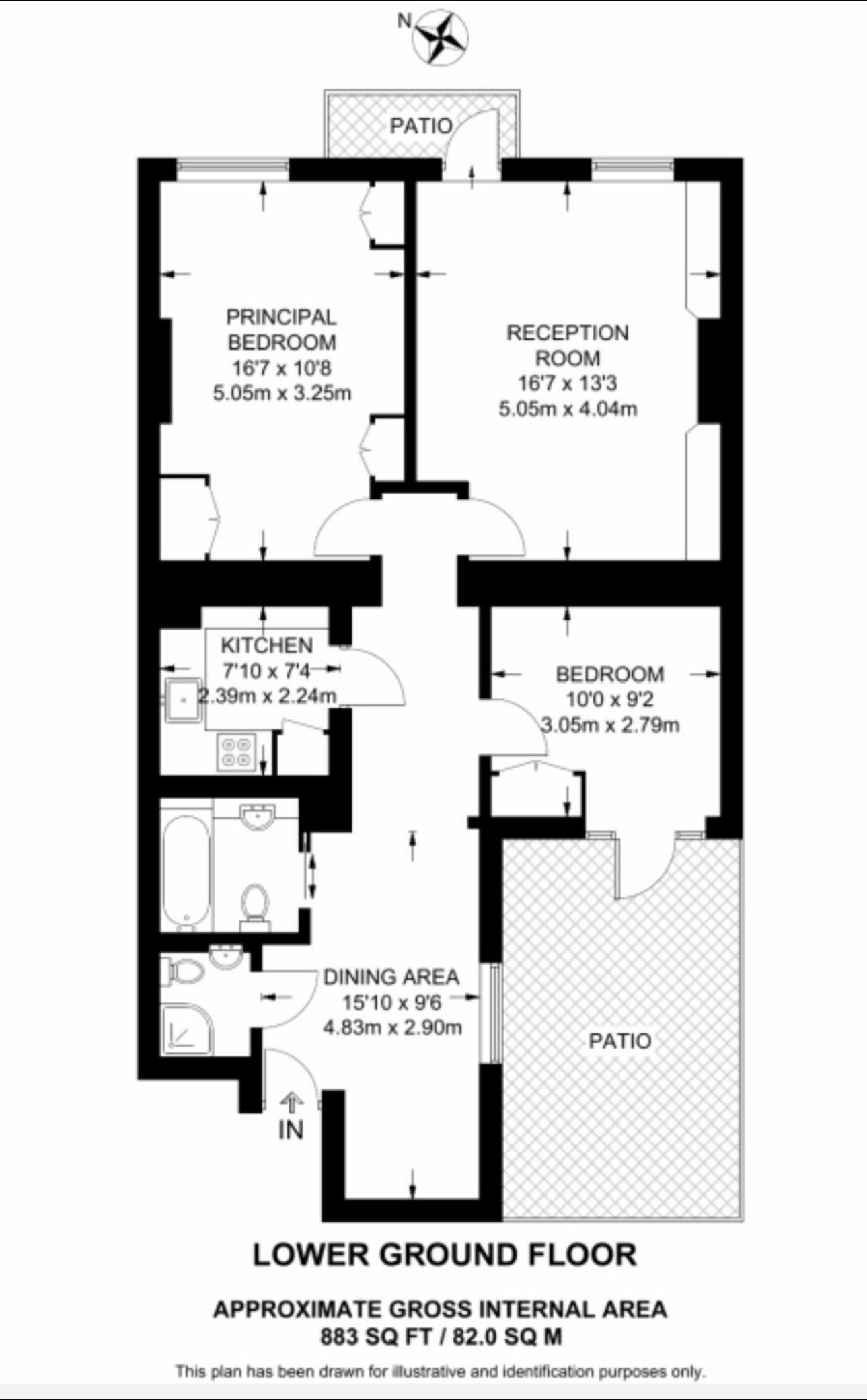 Flat 2 41 Lennox Gardens, Lennox Gardens, London floorplan