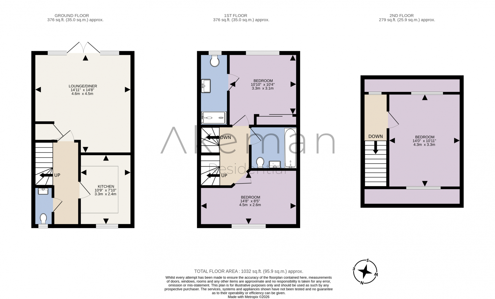17, St. Francis Close, Tring floorplan