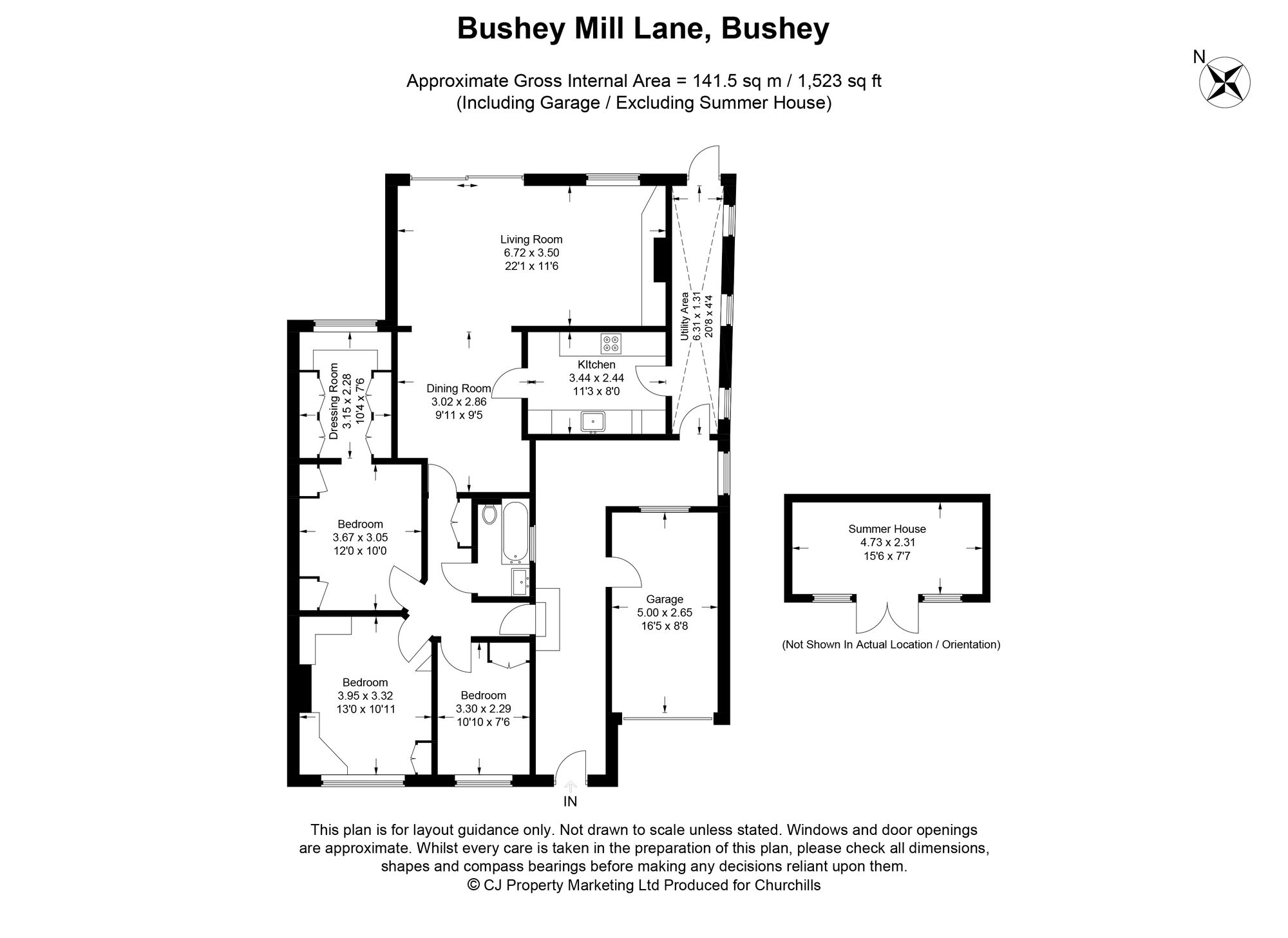 411 Bushey Mill Lane, Bushey floorplan