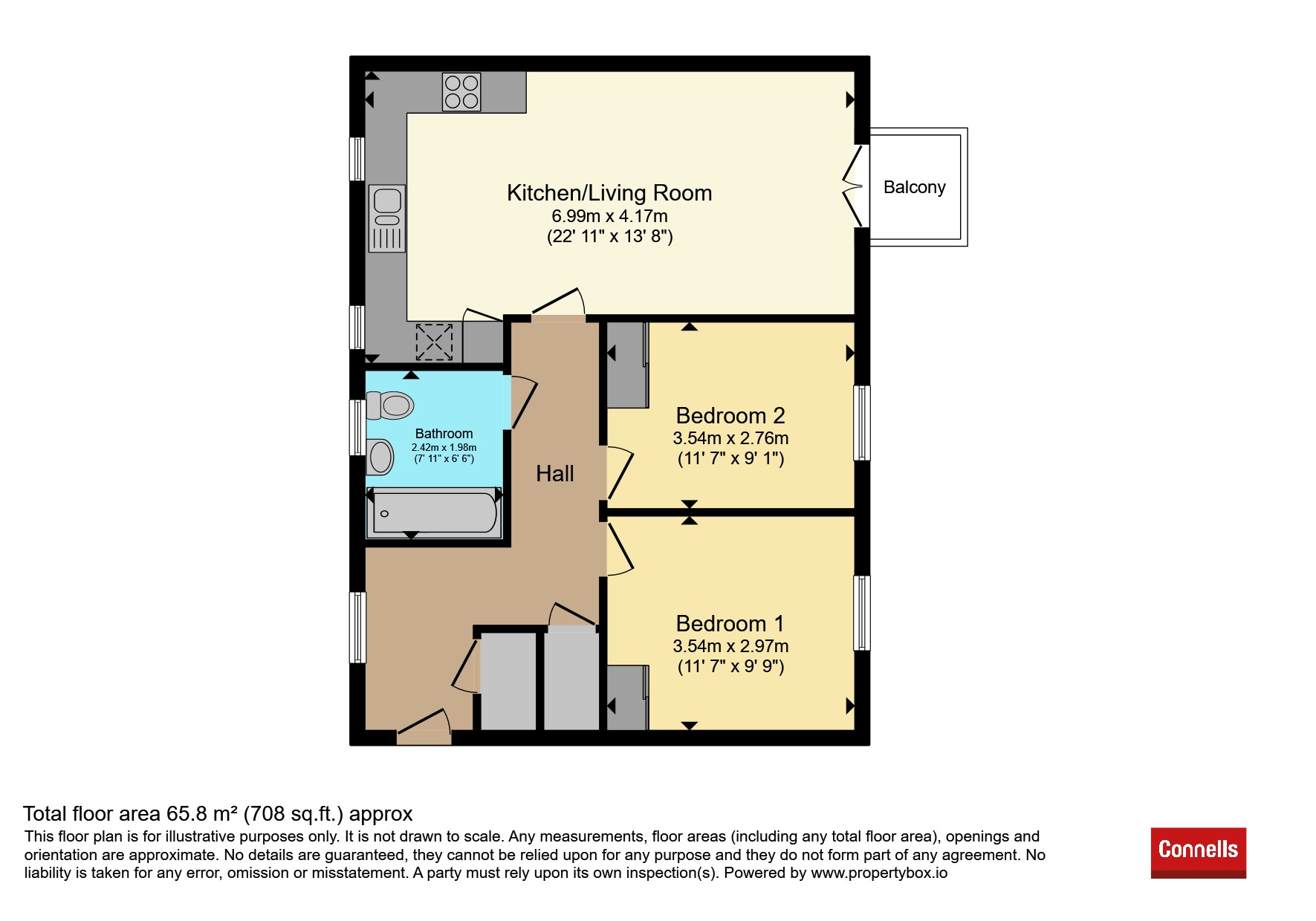 44f, Harebell Road, Bristol floorplan